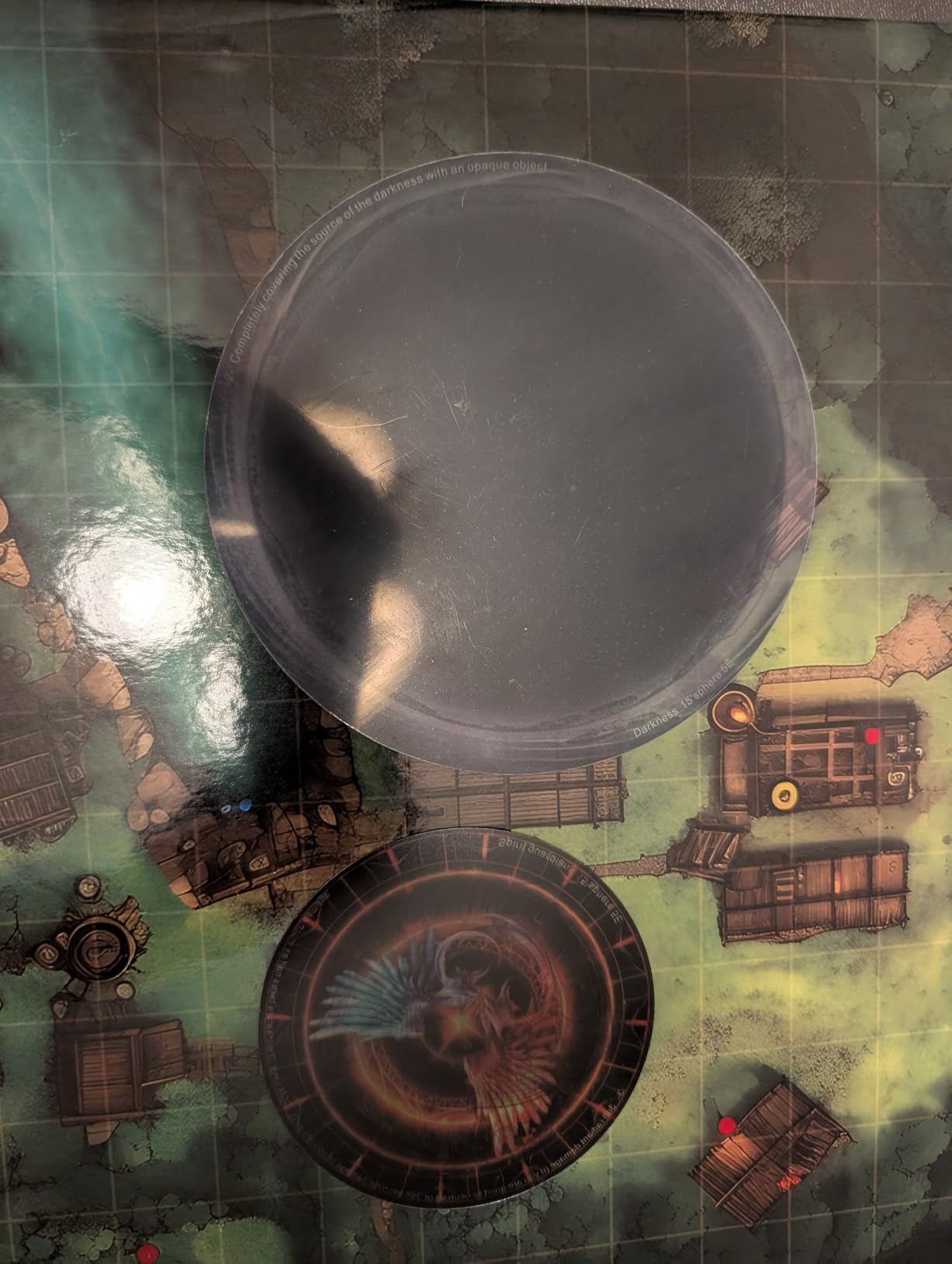 Upgraded Spell AOE Damage Template Extra Large to 30' Cube & 30' Cone, Acrylic D&D Area Effect Marker with Gift Box - Perfect Tabletop RPG Gaming Accessories, Tools for Dungeons and Dragons, TTRPGs customer photo 2