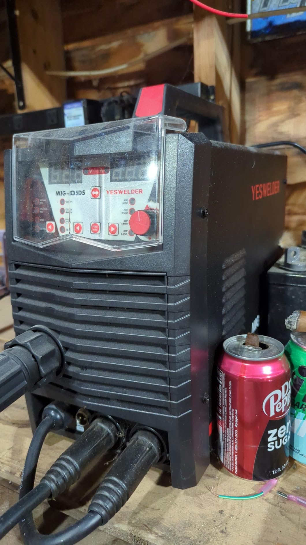 YESWELDER 205A MIG Welder, 110V/220V Dual Voltage, 5 in 1 Gas MIG/Flux Core MIG/Spool Gun MIG/Lift TIG/Stick Multiprocess LED Digital Display Aluminum MIG Welding Machine MIG-205DS PRO customer photo 2