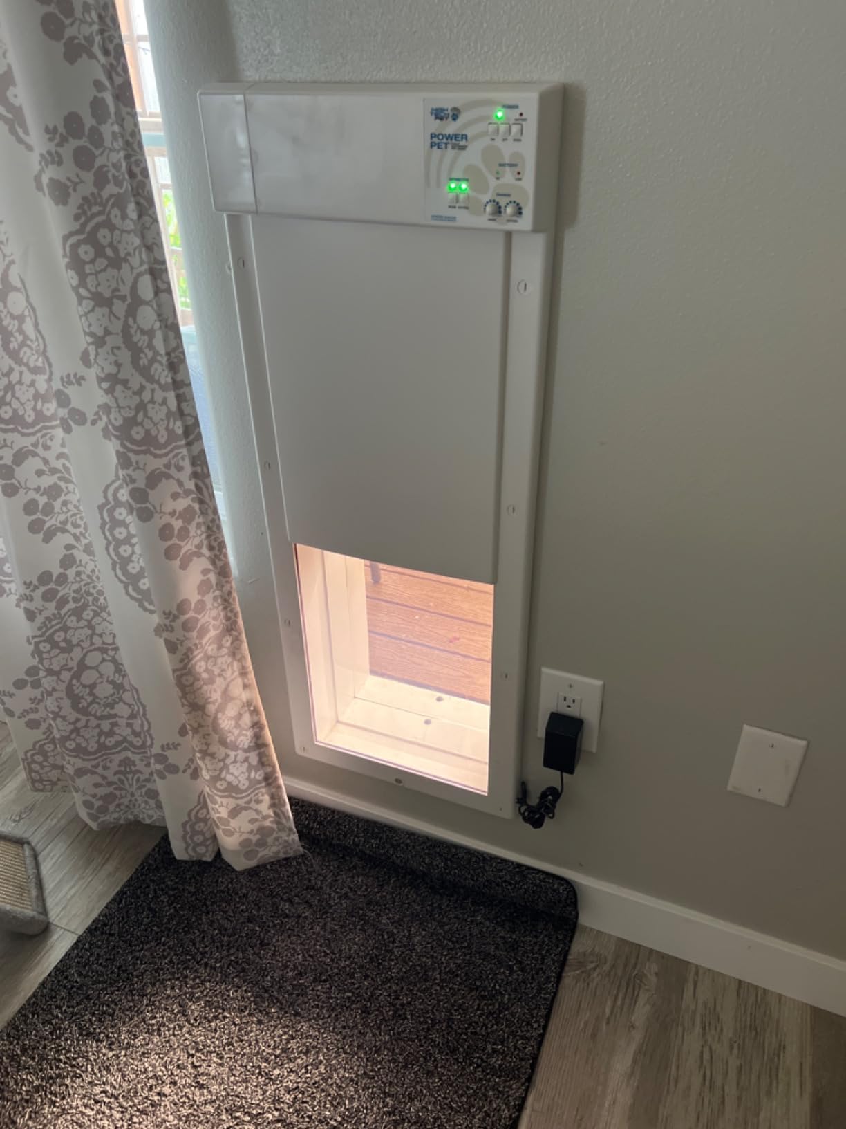 Power Pet Automatic Electronic Pet Door by High Tech Pet - Pet Operated Dog Door, High Security, Air Tight customer photo 1
