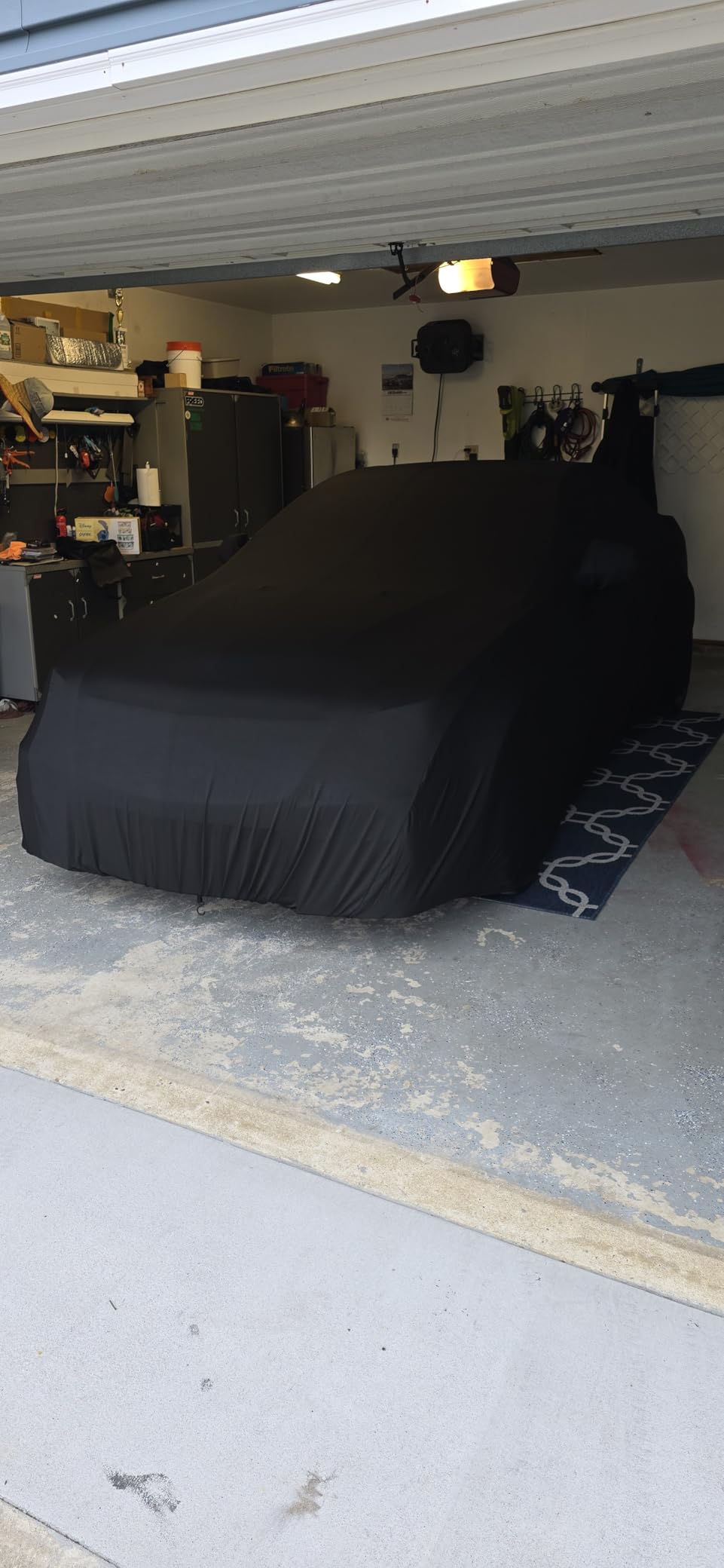 WinPower Indoor Car Cover Stretch Dustproof Protection Full Car Cover for Underground Garage, Car Show customer photo 1