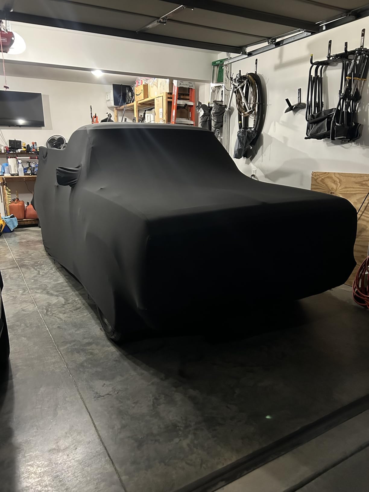 WinPower Indoor Car Cover Stretch Dustproof Protection Full Car Cover for Underground Garage, Car Show customer photo 2