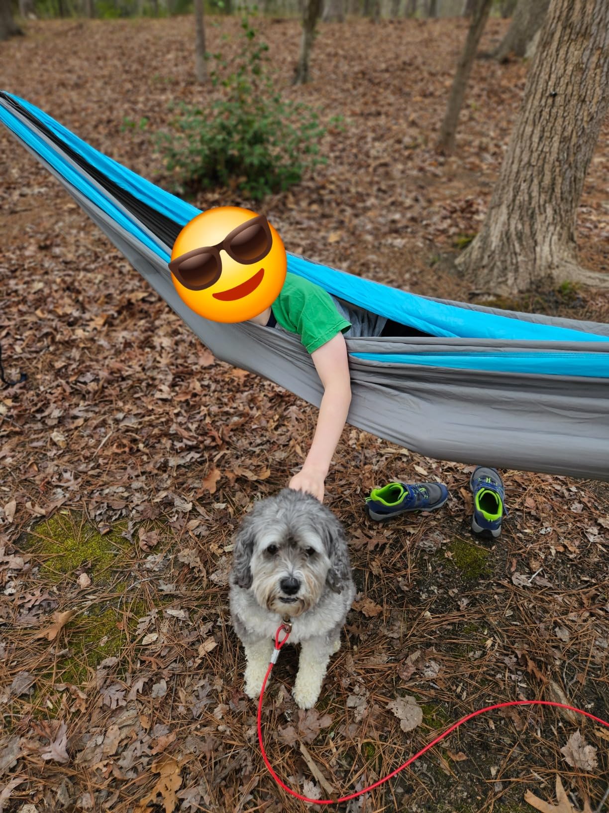 Kootek Camping Hammock, Portable Hammocks with Tree Straps & Attached Carry Bag, Camping Essentials Gear, Perfect for Outside Indoor Hiking Beach Backpack Travel customer photo 2