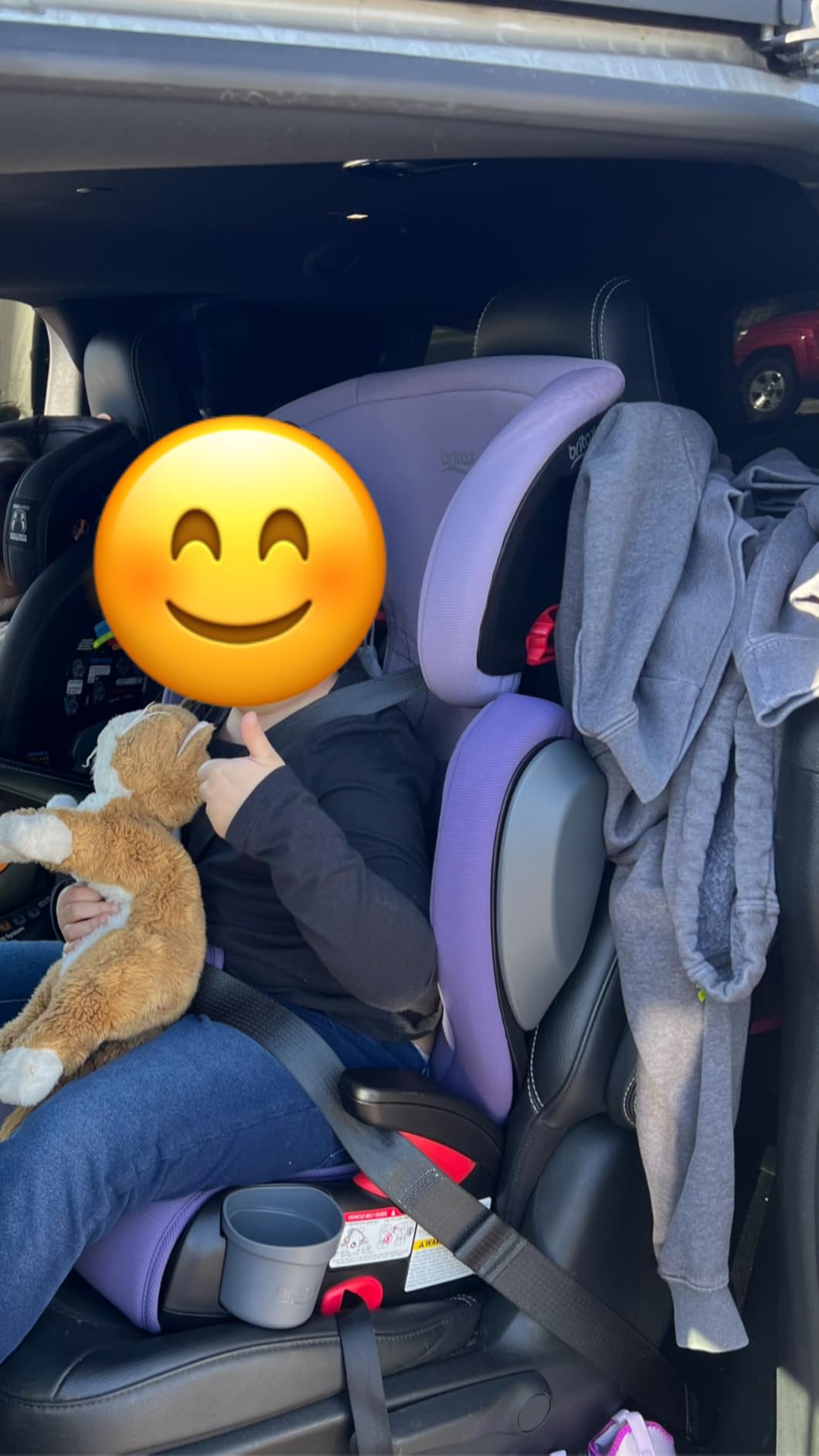 Britax Skyline 2-Stage Belt-Positioning Booster Car Seat, Dusk - Highback and Backless Seat customer photo 1