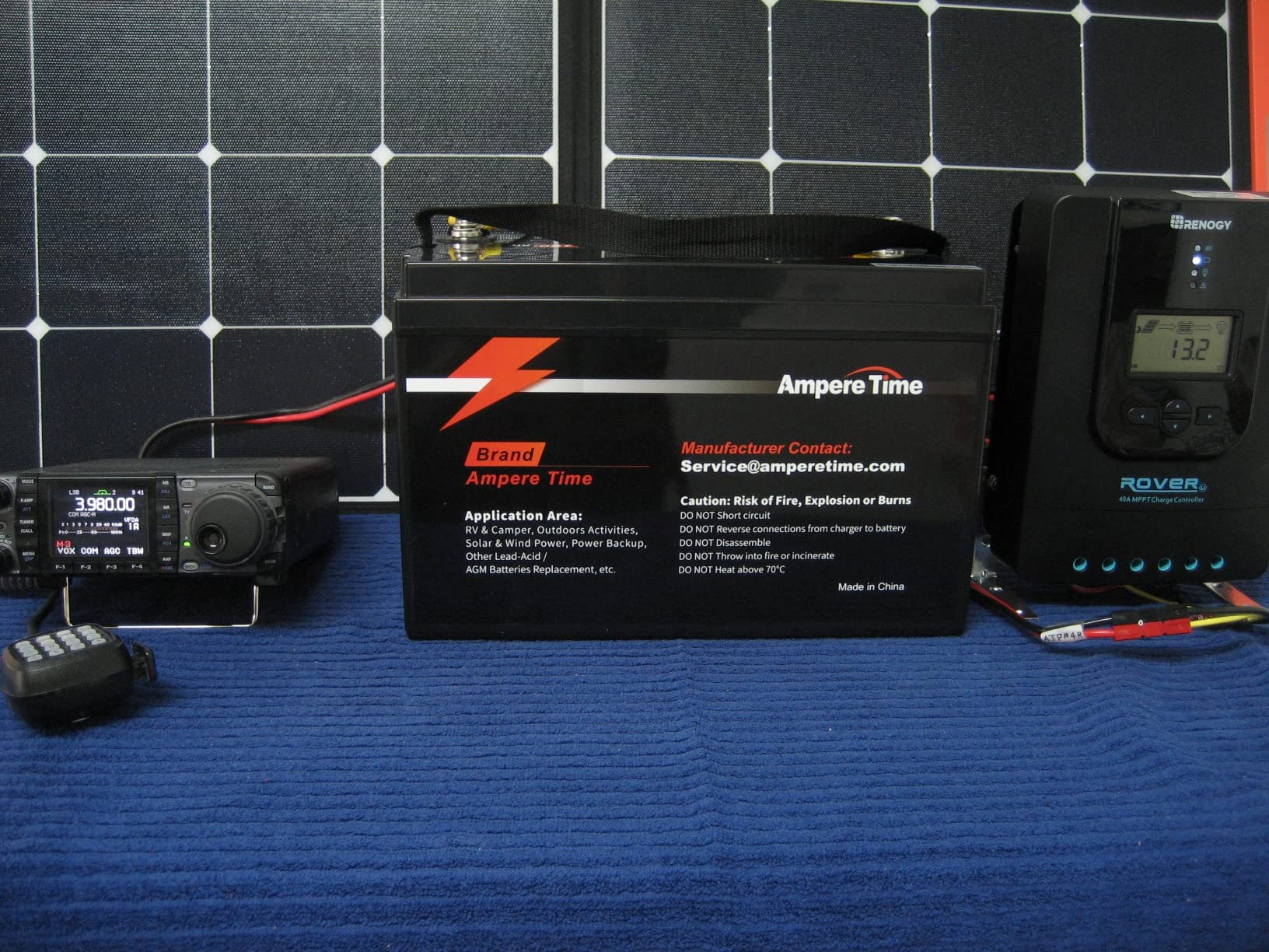 LiTime 12V 100Ah RV Lithium Battery, Group 31 Rechargeable LiFePO4 Battery with Up to 15000 Deep Cycles, 1.28kWh and Higher Energy Density, Perfect for Van, Trolling Motors, Boat, Marine customer photo 1