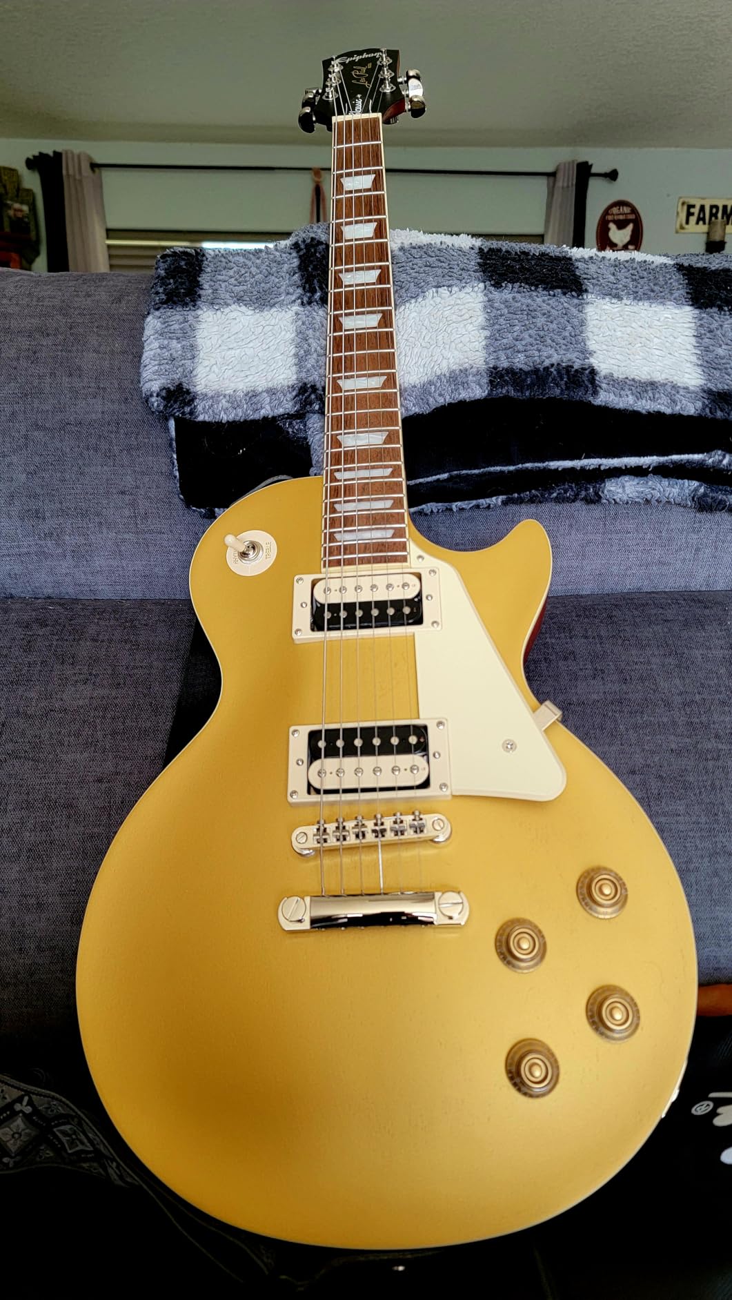 Epiphone Les Paul Classic Electric Guitar, Worn Purple Burst customer photo 1