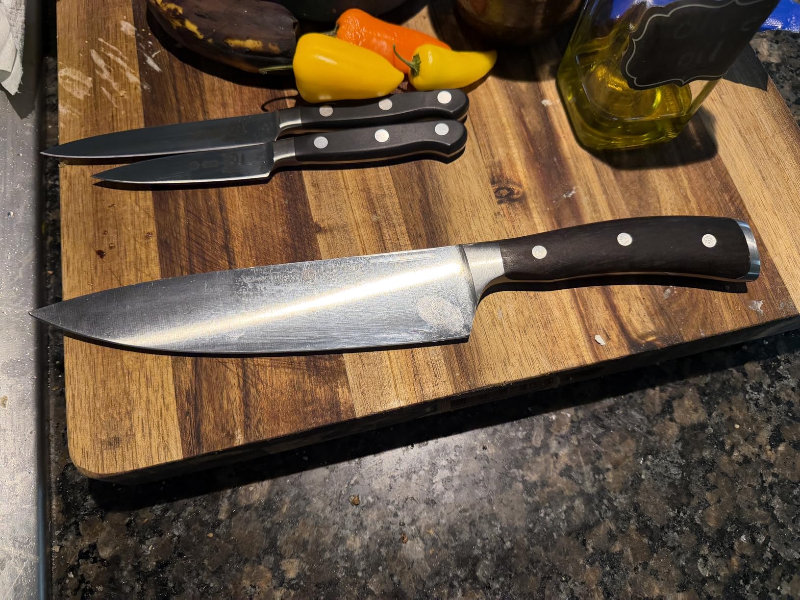 WÜSTHOF Classic IKON 8-Inch Chef's Knife, Black customer photo 1