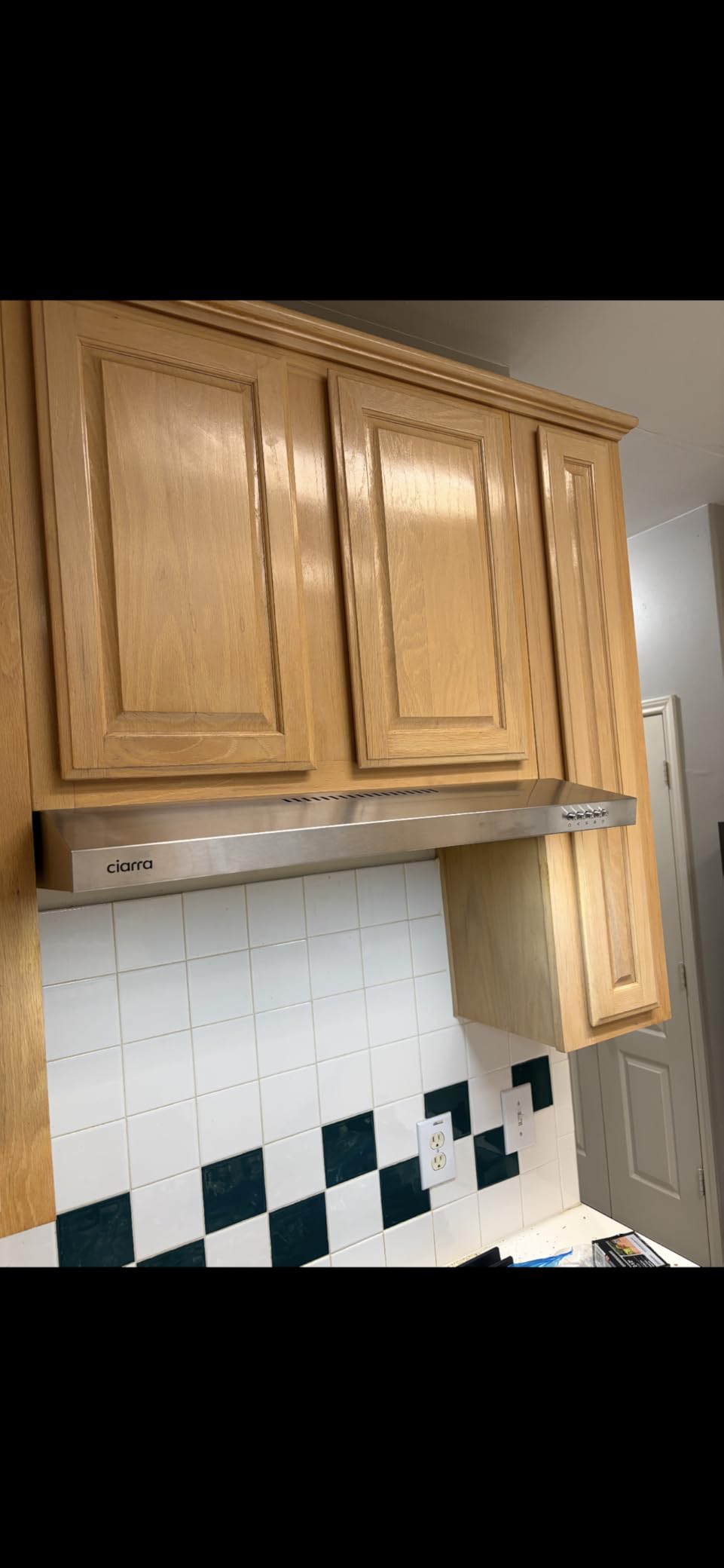 CIARRA Ductless Range Hood 30 inch Under Cabinet Hood Vent for Kitchen Ducted and Ductless Convertible CAS75918A customer photo 1