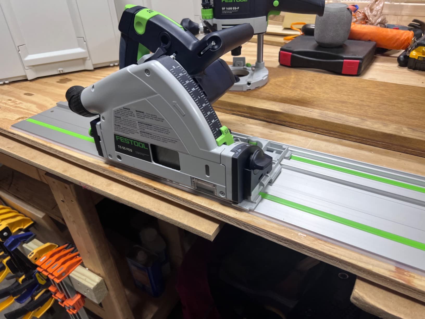 Festool Plunge-Cut Track Saw TS 55 FEQ-F-Plus with 55-Inch (1400mm) Guide Rail customer photo 1