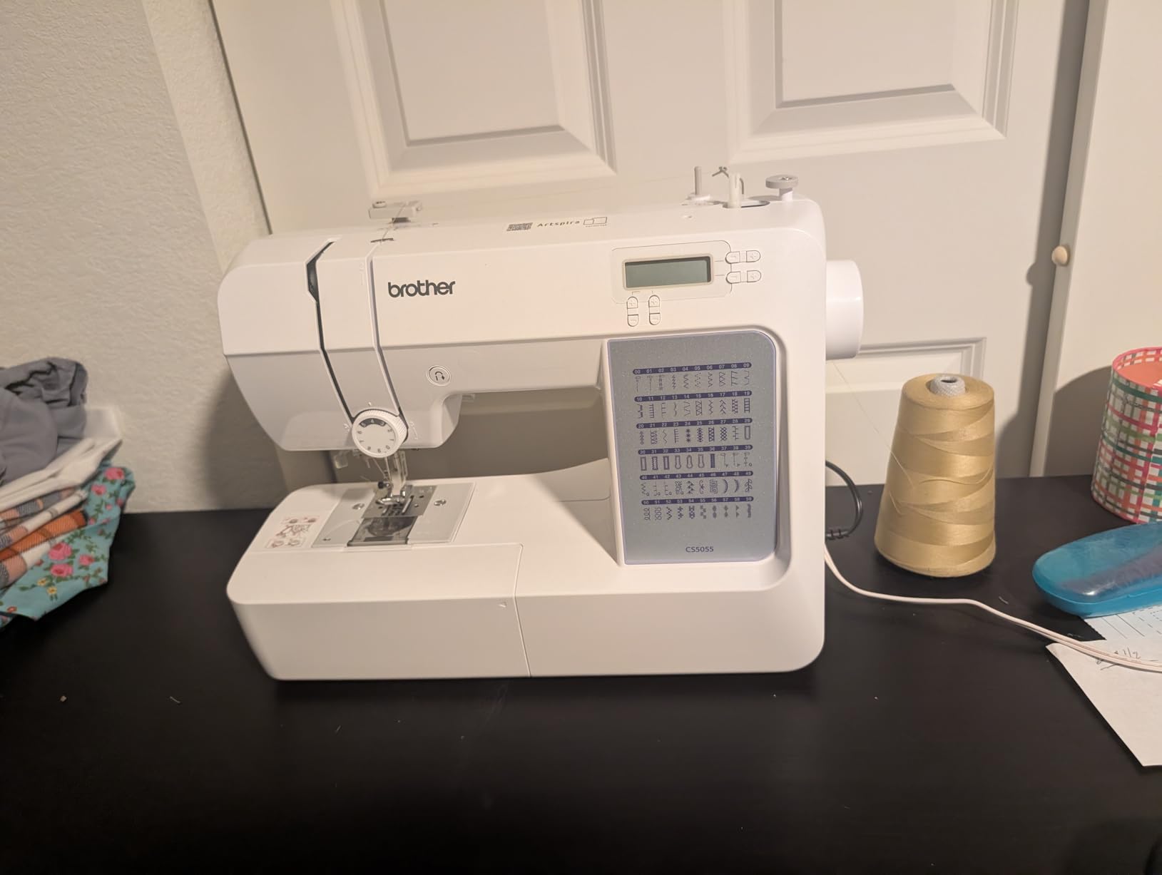 Brother CS5055 Computerized Sewing Machine, 60 Built-in Stitches, LCD Display, 7 Included Feet customer photo 2
