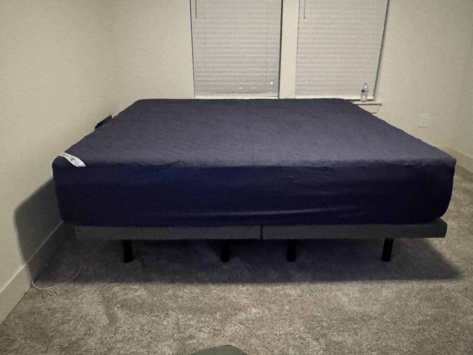 Best Choice Products Ergonomic Queen Size Adjustable Bed Frame, Electric Base w/Wireless Remote Control, Nightlight, Massager, 2 USB Ports customer photo 2