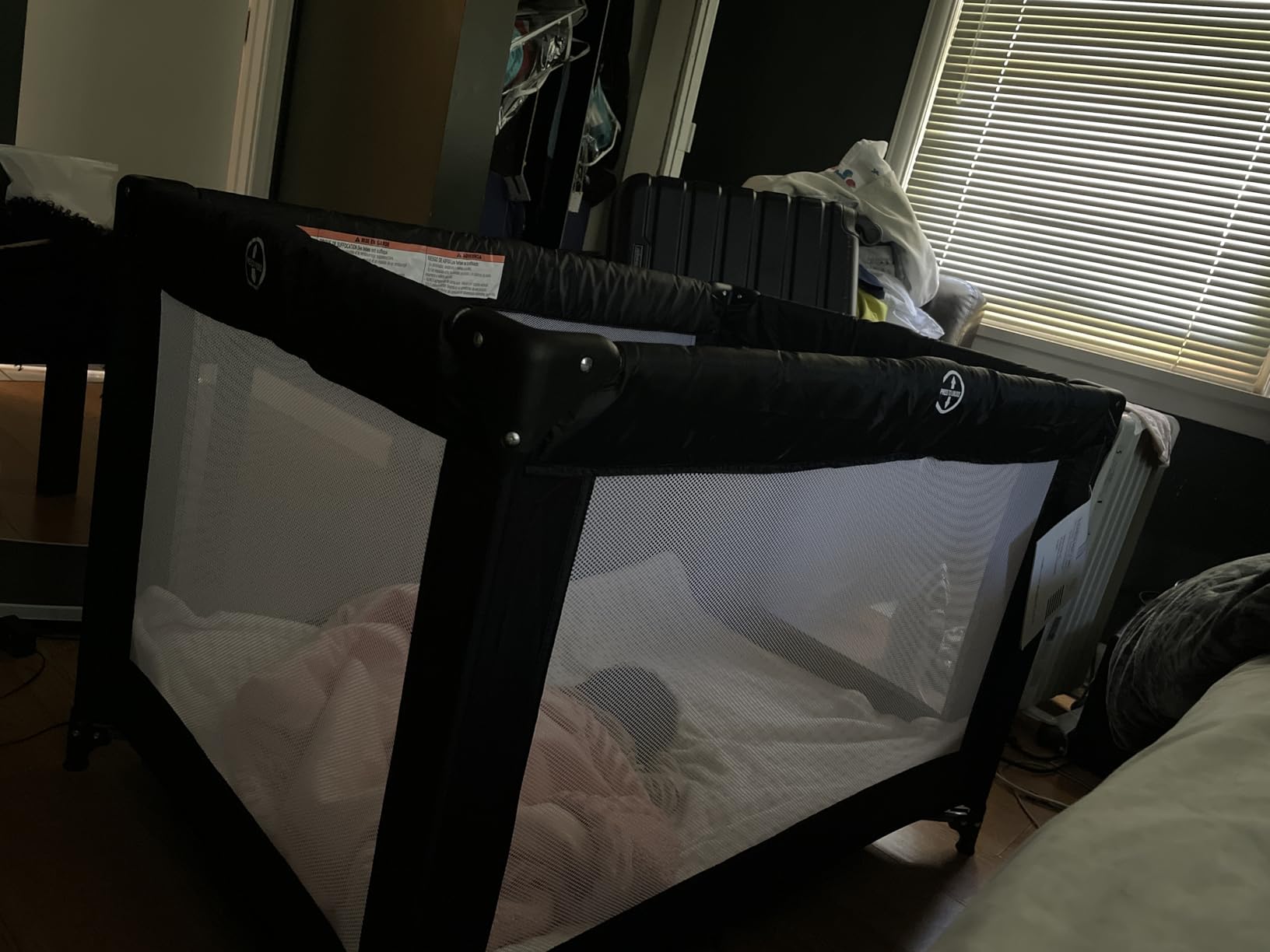 Dream On Me Nest Portable Playard, Black customer photo 1