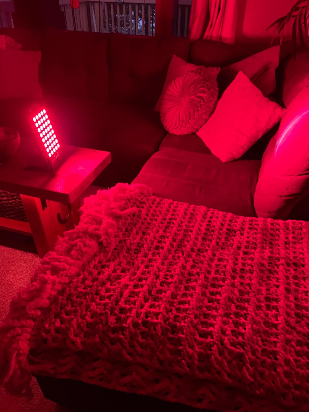 BestQool Red Light Therapy, Dual Chip 660nm 850nm Elite Grade Red Light Therapy for Face, Portable Infrared Light Therapy for Body, Red Infrared Light Device, LED Light Therapy Panel. 50W. customer photo 2
