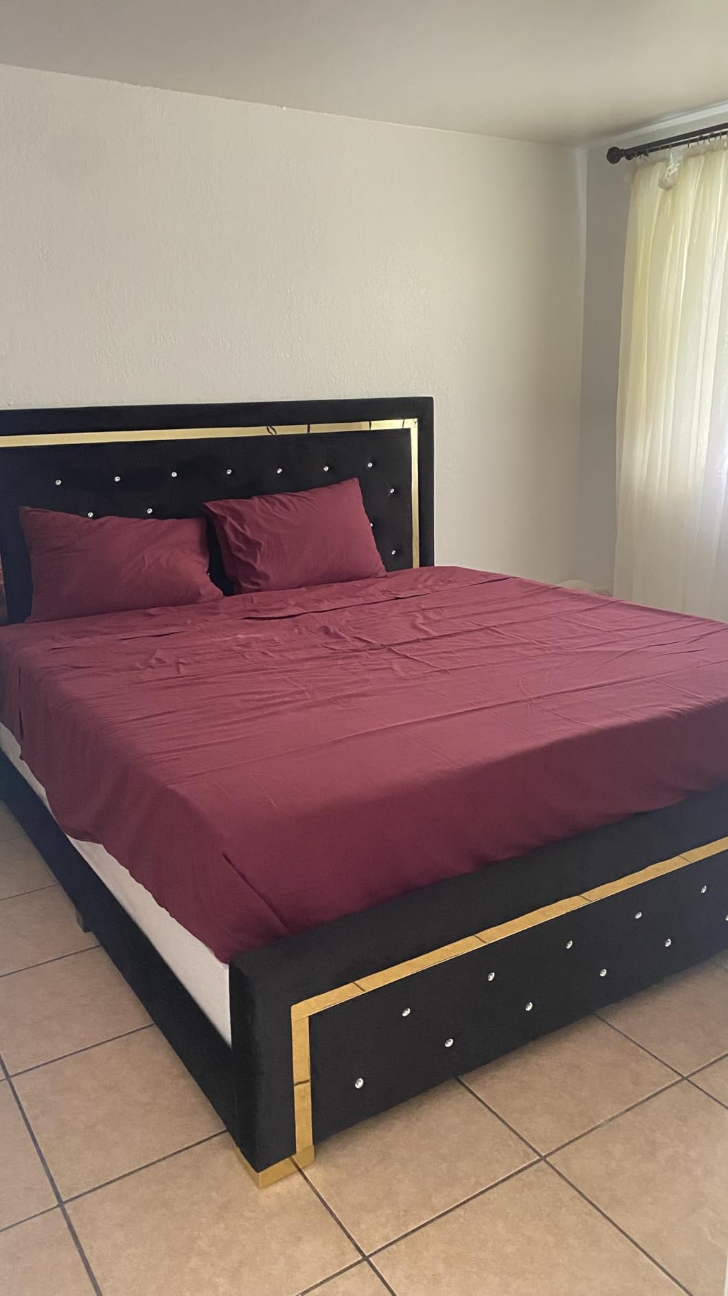 LANE LINEN 100% Organic Cotton Sheets Queen Size Bed Set, Machine Wash Eco Friendly Sustainably Produced Cotton Queen Sheet Set, Soft & Comfy Long Stabple Naturally Cooling Sheets- Mineral customer photo 2