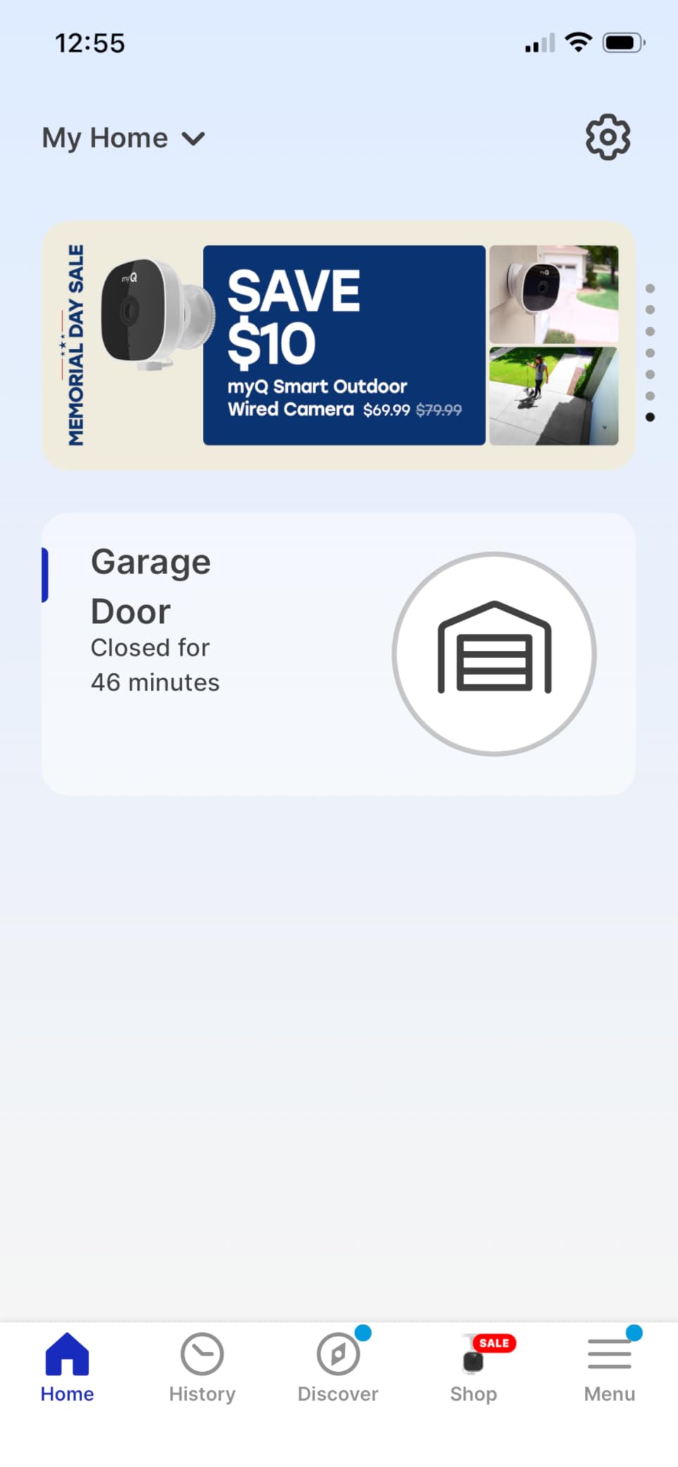 CHAMBERLAIN Smart Garage Control - Wireless Garage Hub and Sensor with Wifi & Bluetooth - Smartphone Controlled, myQ-G0401-ES, White customer photo 1