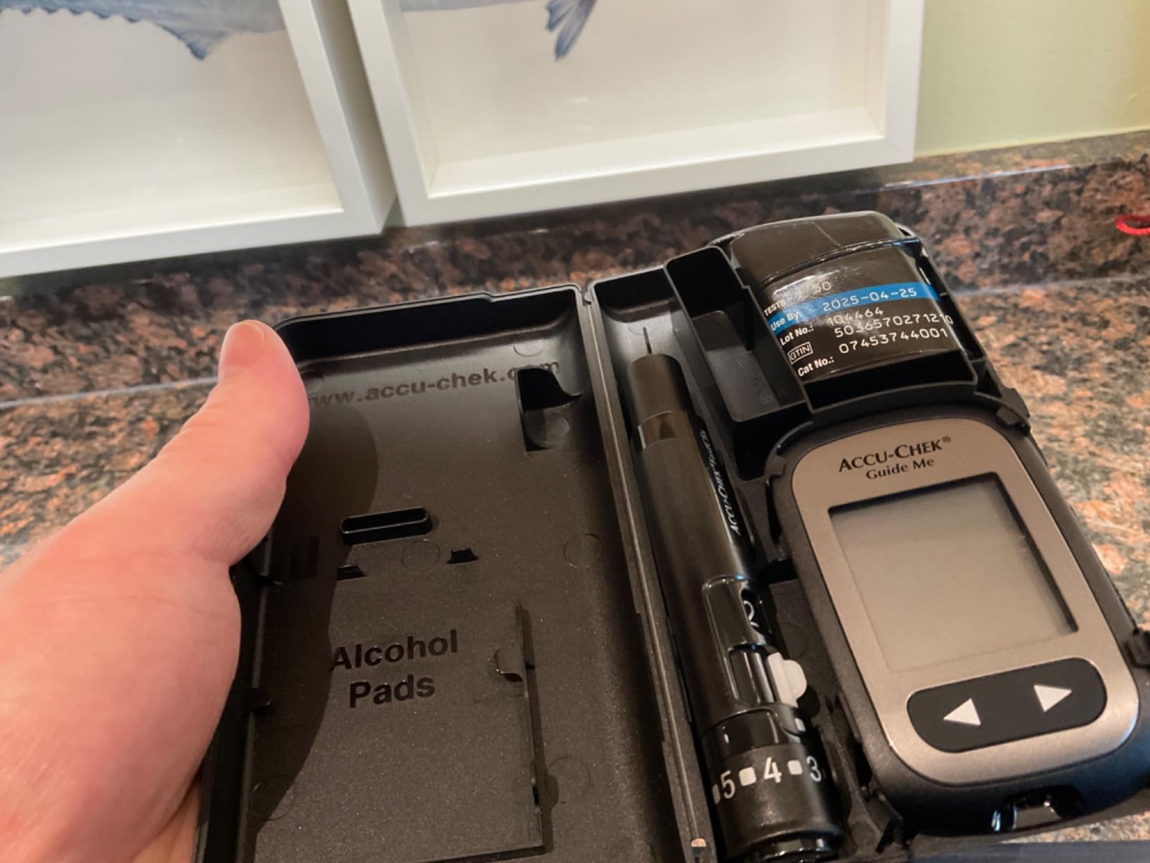 Accu-Chek FastClix Glucose Monitor Kit for Diabetic Blood Sugar Testing: Guide Me Meter, FastClix Lancing Device & 108 Lancets, 100 Guide Test Strips, and Control Solution (Packaging May Vary) customer photo 1