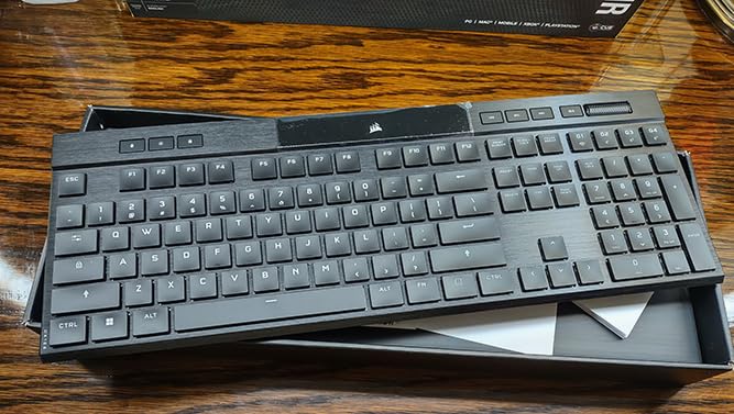 Corsair K100 RGB Optical-Mechanical Wired Gaming Keyboard customer photo 1