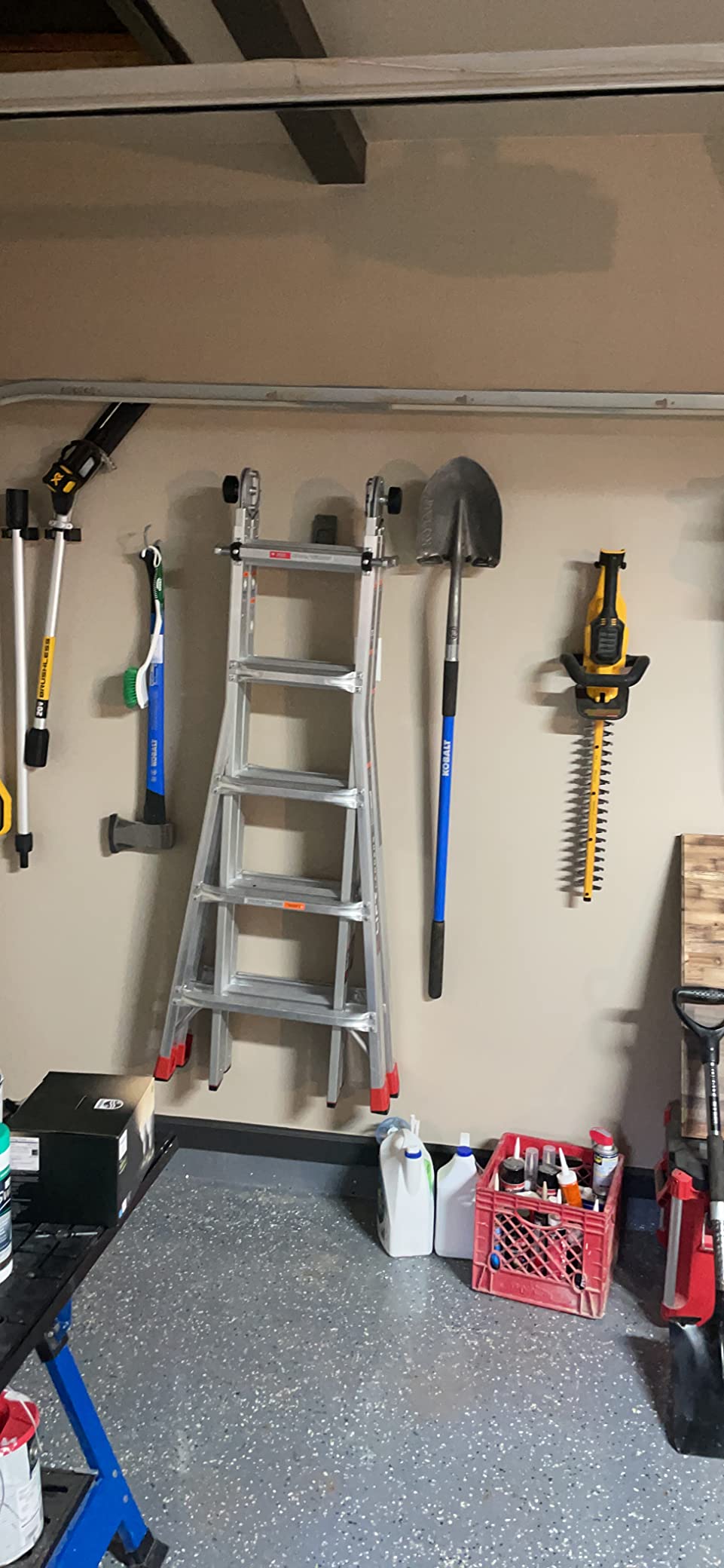 Lift Ladders Aluminum Step Ladder, 5-in-1 Multi-Position Frame, 18 Ft Reach - Extendable Indoor and Outdoor Equipment for Home, Kitchen, Office, and Garage customer photo 1