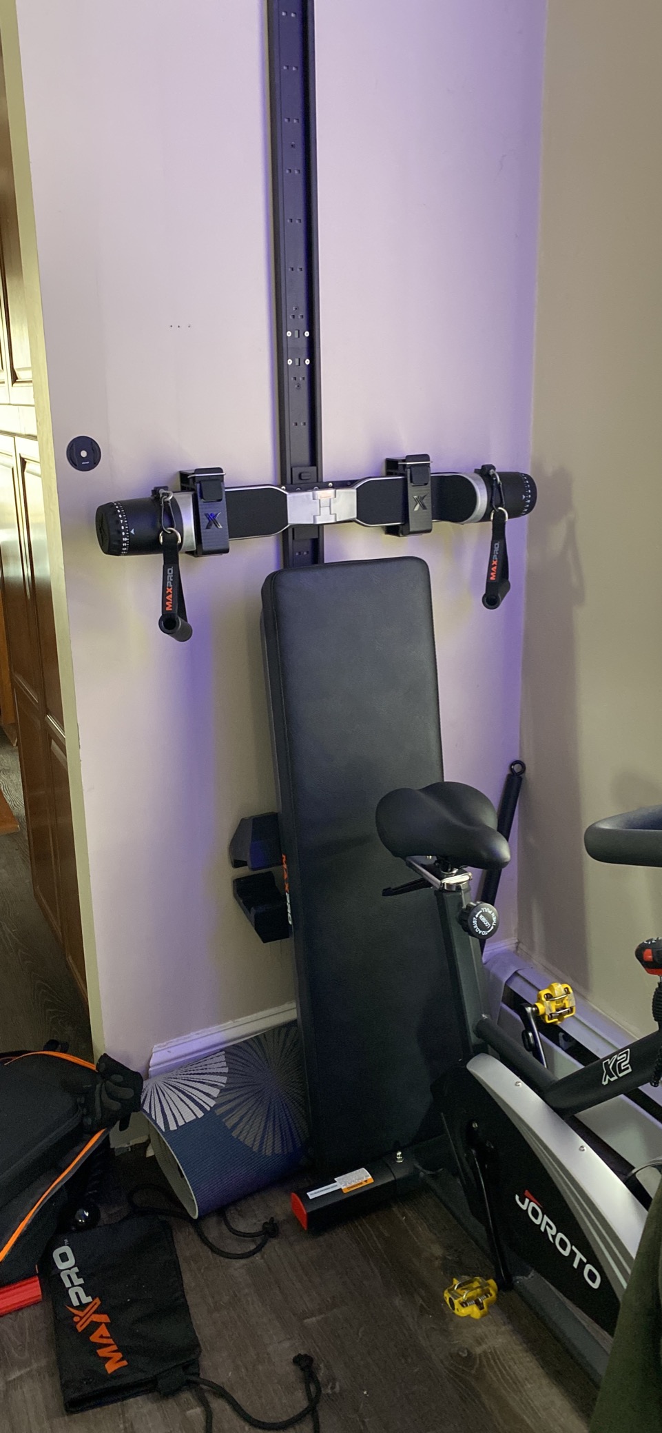 MAXPRO Fitness: Cable Home Gym | As Seen on Shark Tank | Versatile, Portable, Bluetooth Connected | 5-300lbs Resistance customer photo 2