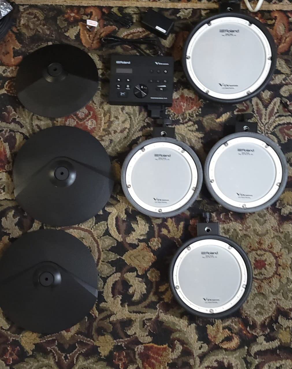 Roland TD-07KV Electronic V-Drums Kit - Legendary Dual-Ply All Mesh Head kit with superior expression and playability - Bluetooth Audio & MIDI - USB for recording audio and MIDI data - 40 FREE Melodic customer photo 1
