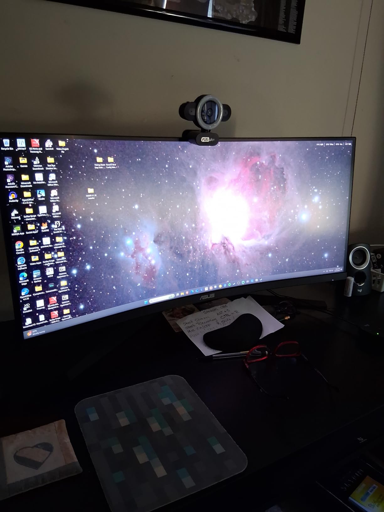 ASUS VG34VQL1B TUF 34 Inch Curved Gaming Monitor - WQHD (3440x1440), 165Hz, 1ms, Extreme Low Motion Blur, FreeSync Premium, Eye Care, Height Adjustable customer photo 2