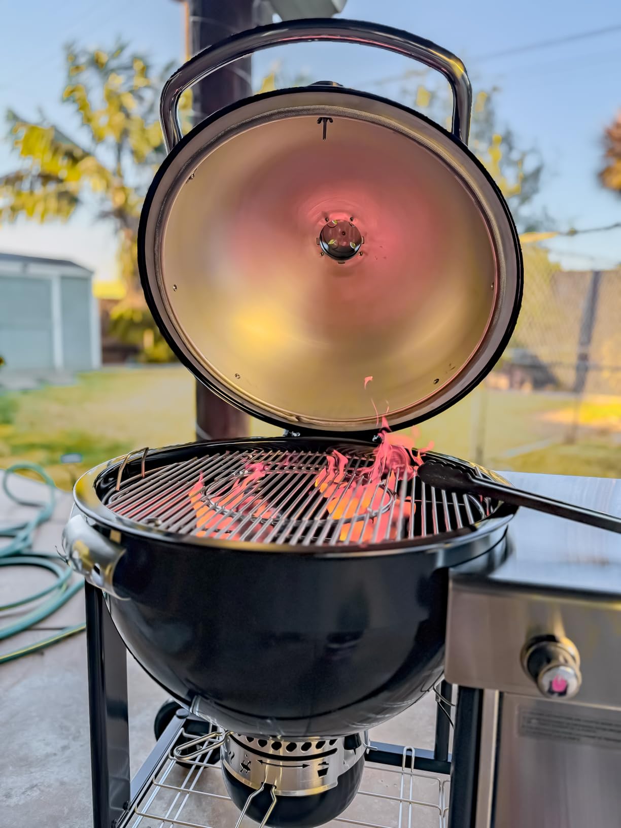 Weber Summit Kamado S6 Charcoal Grilling Center, Dual-Walled Insulated Steel Kamado with 24