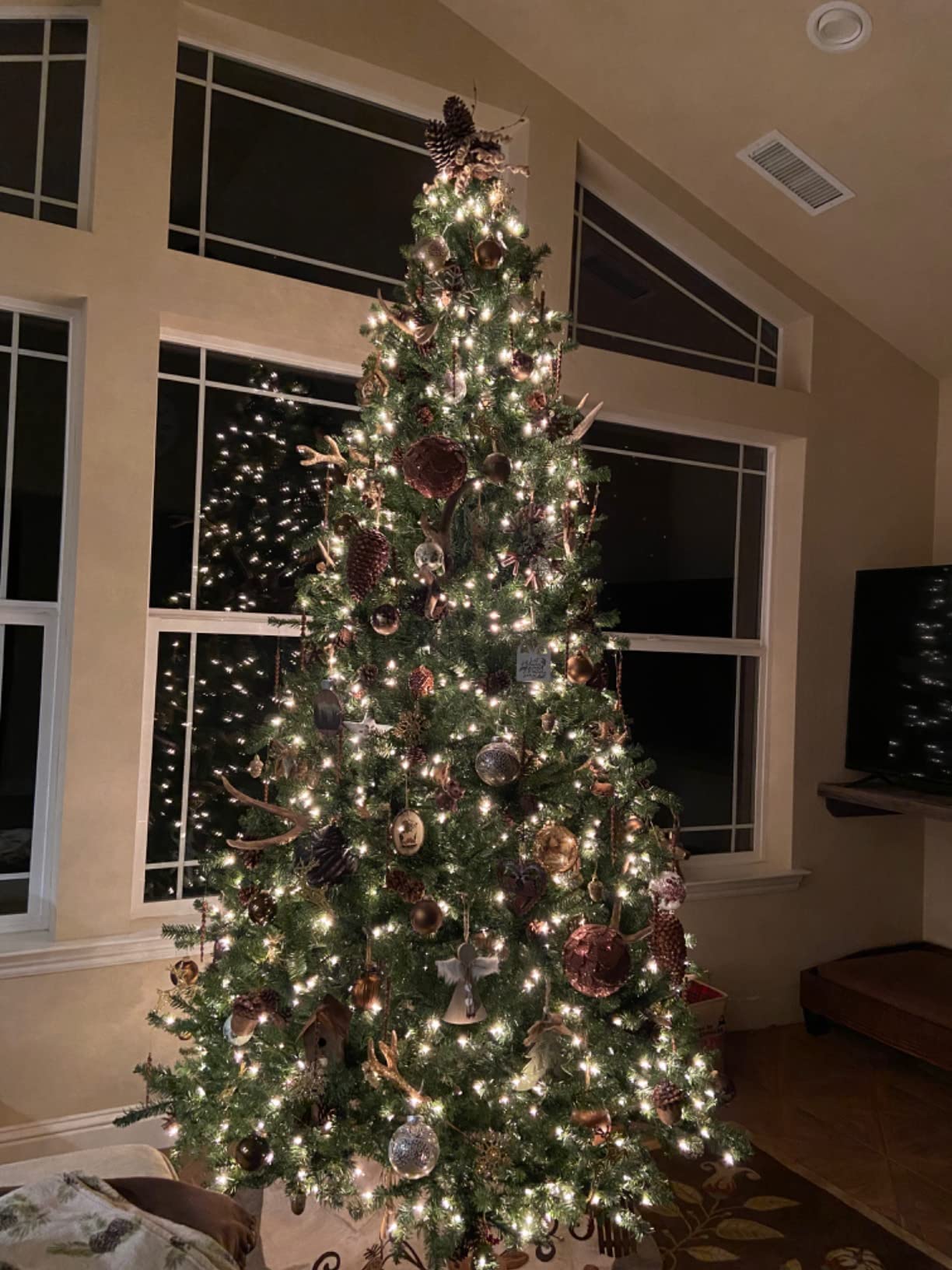Christmas Tree Storage Bag, Fits Up to 9 foot Tall Xmas Holiday Trees, Extra Large Heavy Duty Xmas Box Container with Wheels customer photo 2