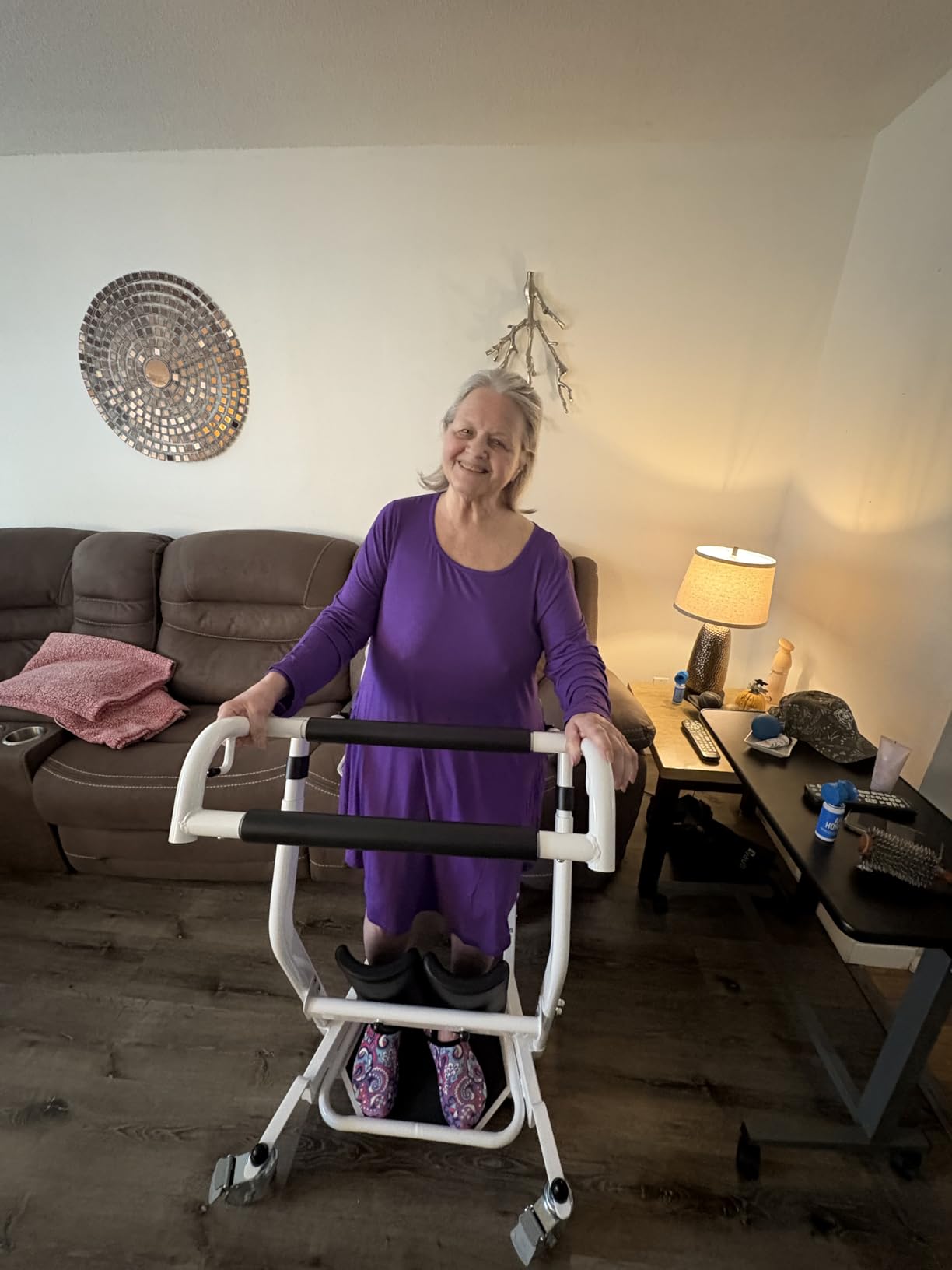 Vive Mobility Sit to Stand Patient Lift for Handicapped - Stand Assist Lift Aid for Home Care Use customer photo 1