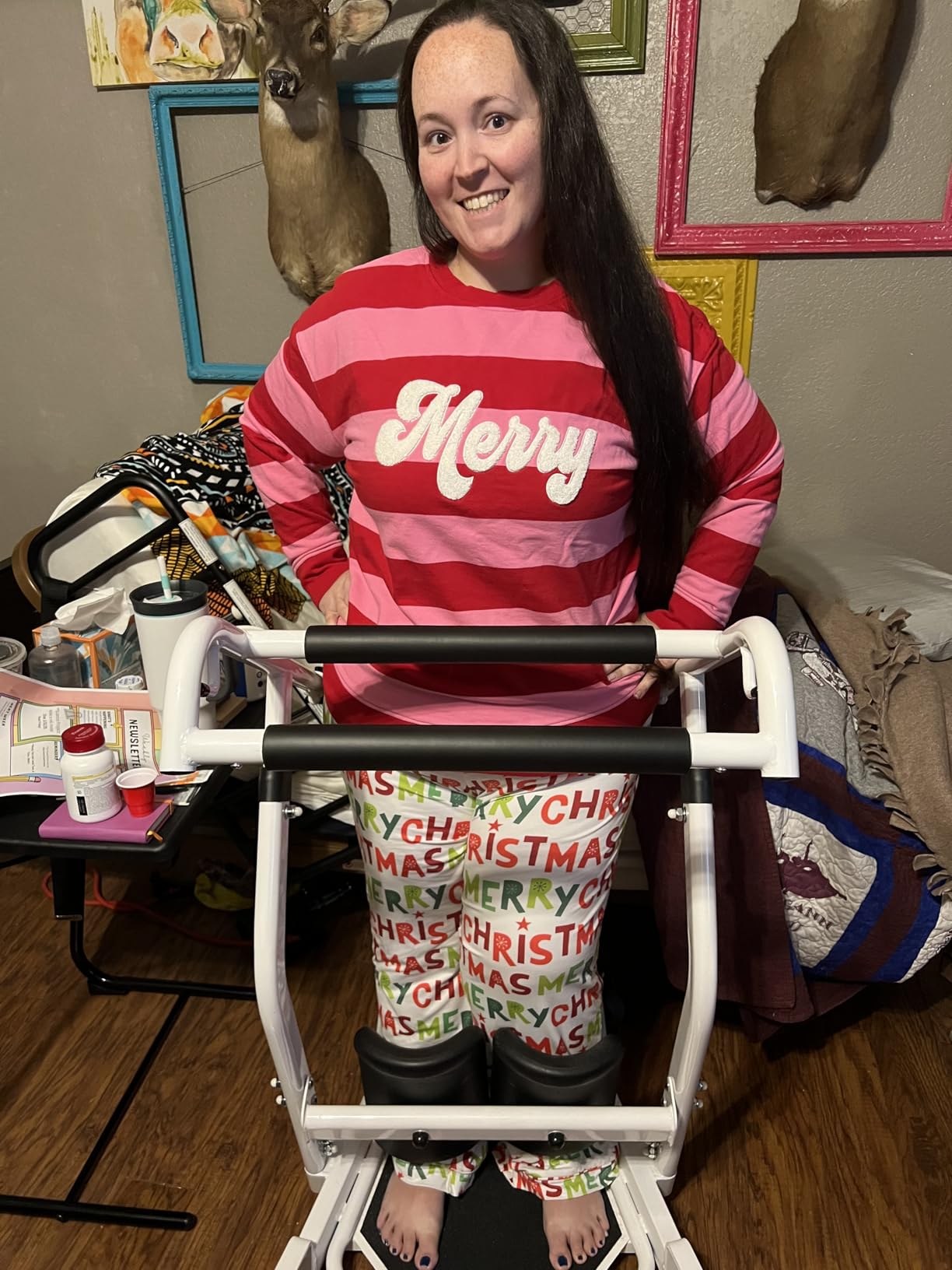 Vive Mobility Sit to Stand Patient Lift for Handicapped - Stand Assist Lift Aid for Home Care Use customer photo 2