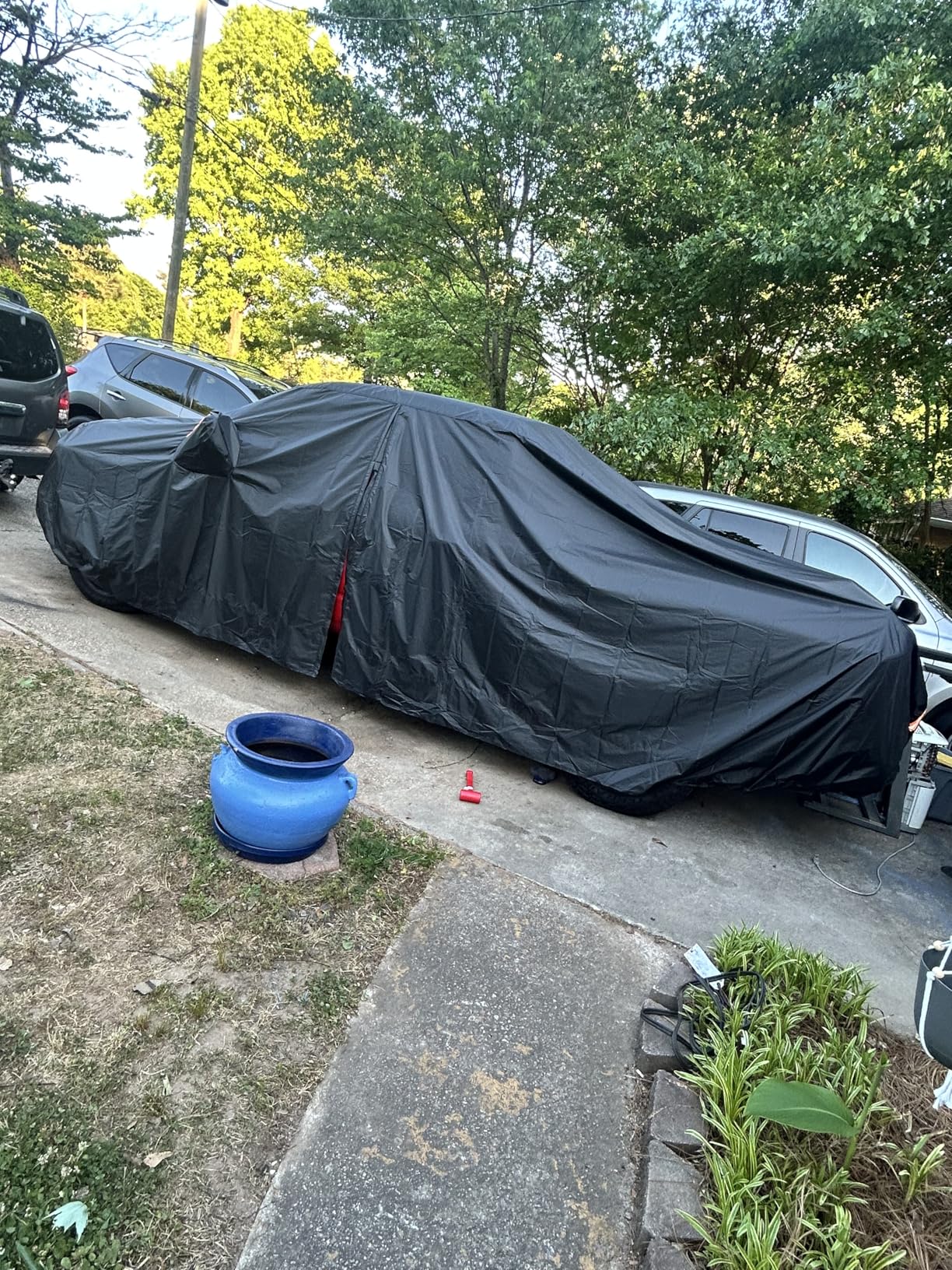 NEVERLAND Sedan Car Cover Waterproof Heavy Duty All Weather Protection Snow Anti-UV Windproof Outdoor Full Car Cover customer photo 1