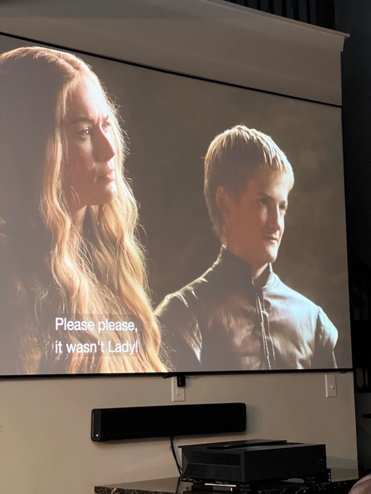 BenQ V7050i 4K Laser Smart TV Projector | Ultra Short Throw | 2500 ANSI Lumens Bright and Beautiful | HDR-PRO | HDR10 & HLG | Android TV | Wireless Casting | HDMIx2 & SPDIF | ARC | 3 Year Warranty customer photo 2