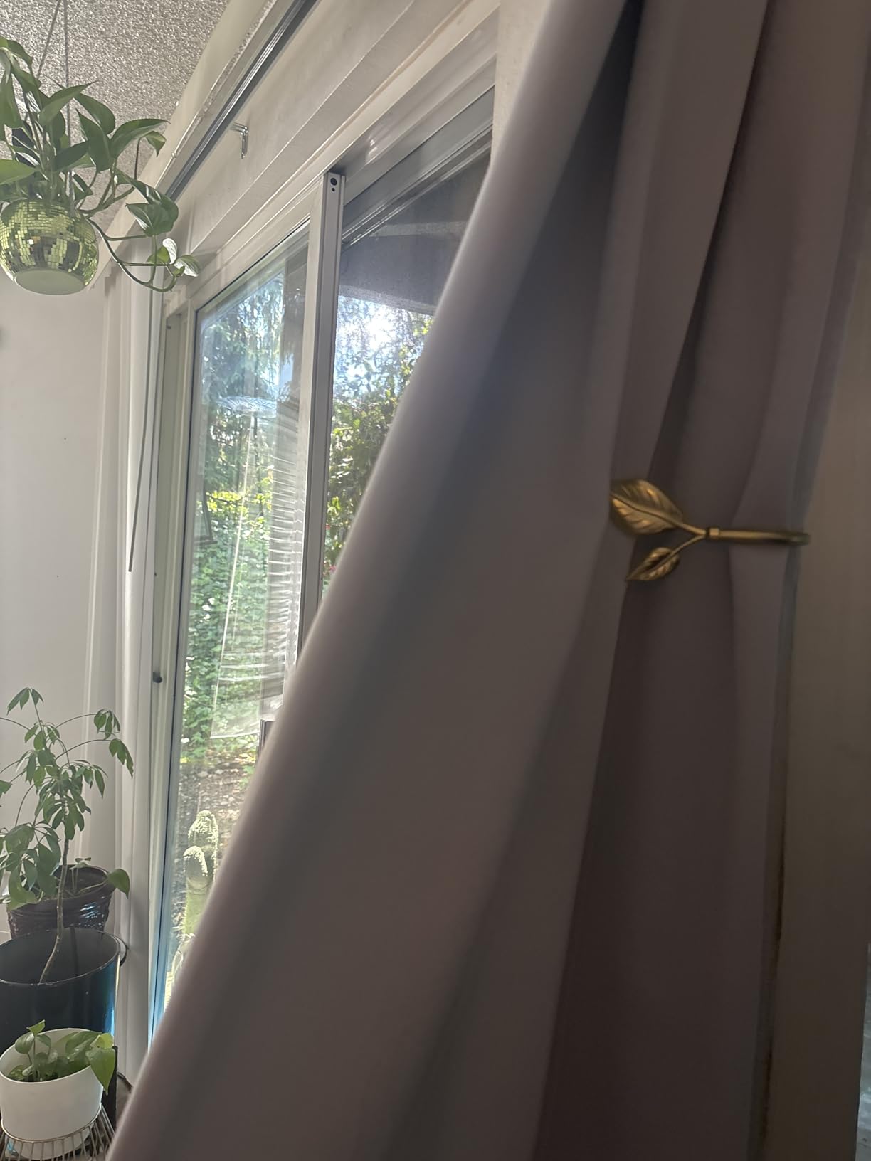 Joydeco Blackout Curtains for Bedroom 84 Inch - Black Out Curtains with Grommets Thermal Insulated Room Darkening Light Blocking, Noise Reducing and Wrinkle-Free Drapes for Living Room Windows, 2 Panels customer photo 1