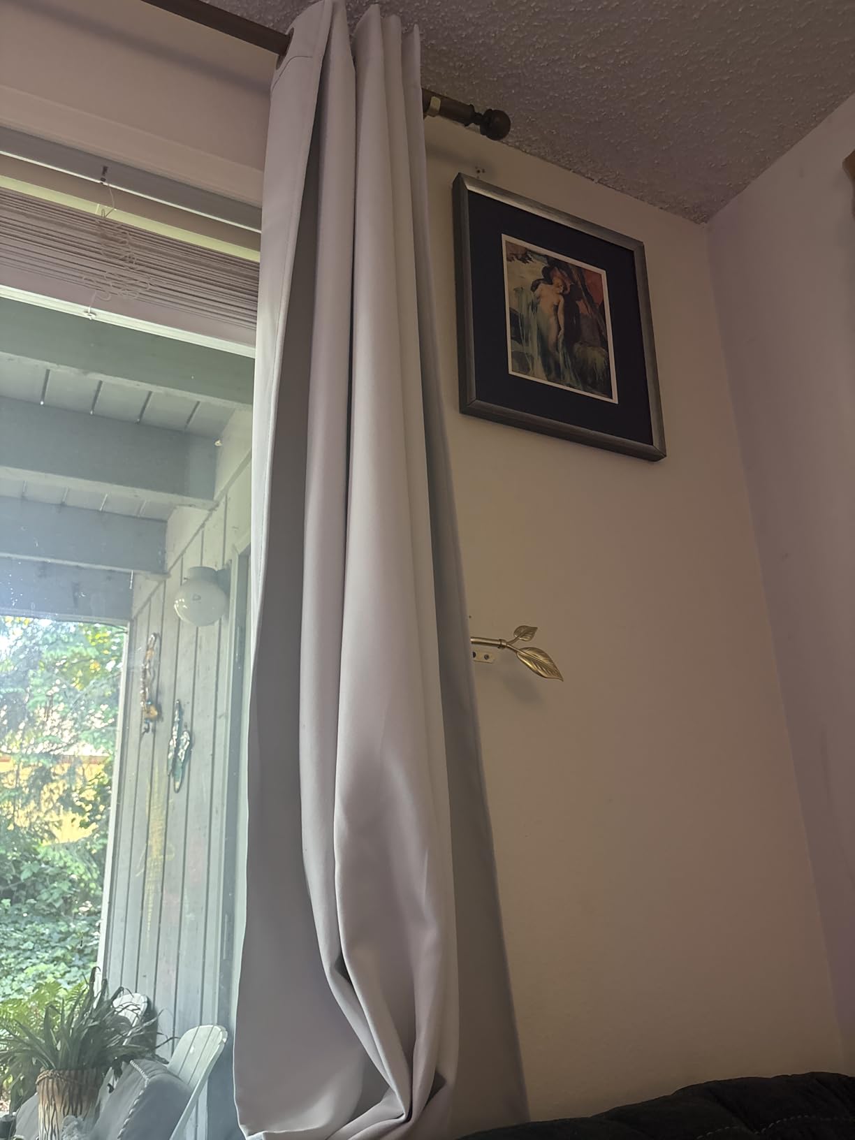 Joydeco Blackout Curtains for Bedroom 84 Inch - Black Out Curtains with Grommets Thermal Insulated Room Darkening Light Blocking, Noise Reducing and Wrinkle-Free Drapes for Living Room Windows, 2 Panels customer photo 2