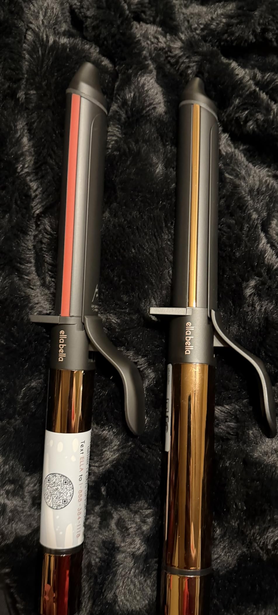 ELLA BELLA Curling Iron 1 Inch - Professional Hair Curler - Curling Wand - Ceramic Curling Irons - Transform Your Look in Seconds - Suitable for All Hair Types - Say Goodbye to Heat Damage customer photo 2