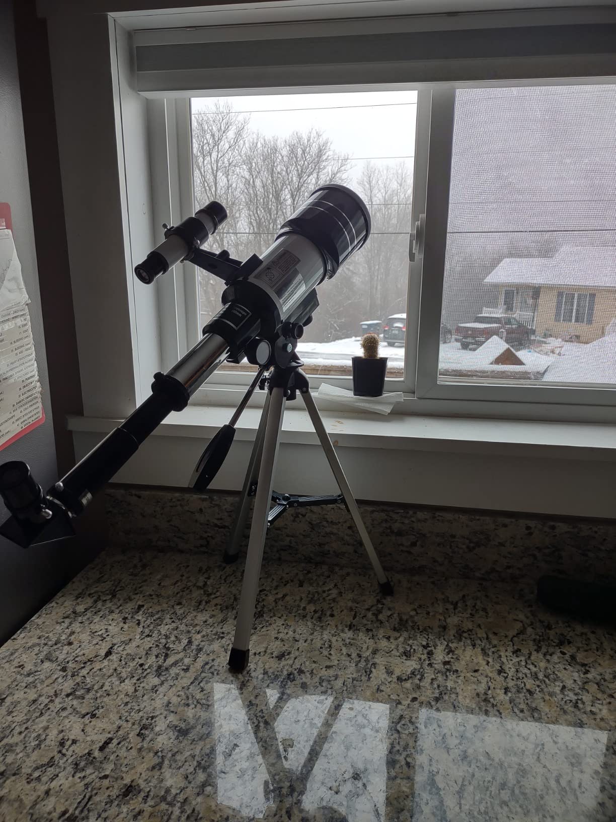 Telescope for Adults & Kids, 70mm Aperture Refractor (15X-150X) Portable Travel Telescope customer photo 1