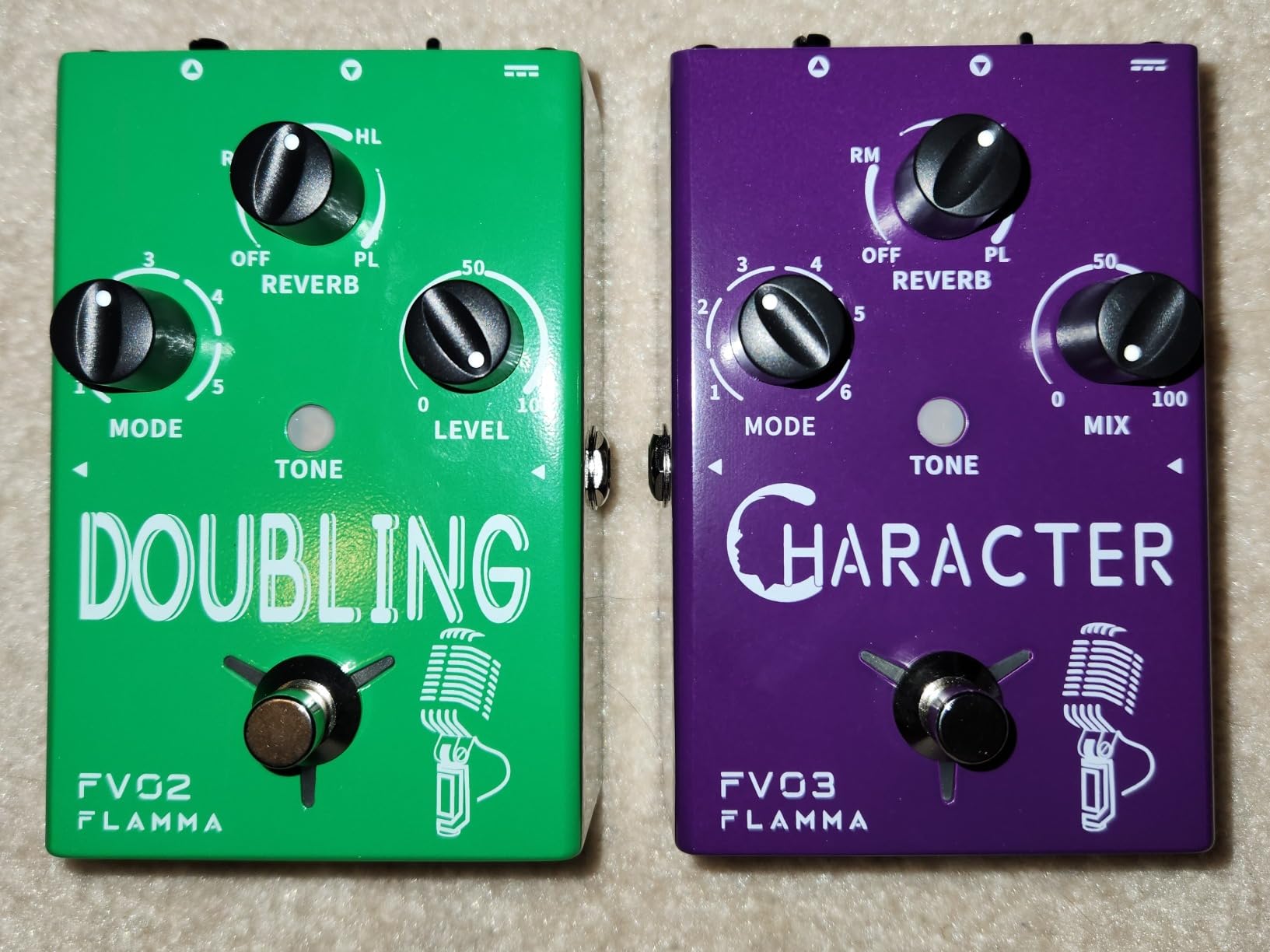 FLAMMA FV03 Vocal Effects Pedal Voice Processor Vocal Amplifier Stompbox Voice Changing Sounds Like Robot Male Female Baby with Delay Reverb Effects for Polishing Up Vocals customer photo 2