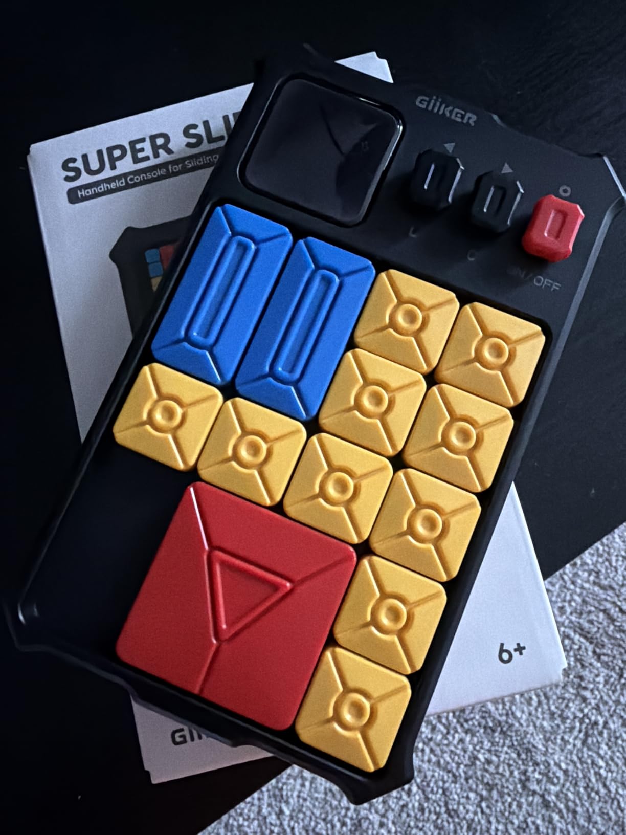 GiiKER Super Slide Puzzle Games, Original 500+ Challenges Brain Teaser Puzzle, Toys for Kids Teens, Travel Games Birthday Stocking Stuffers for Boys Girls, Activities for Road Trips customer photo 2