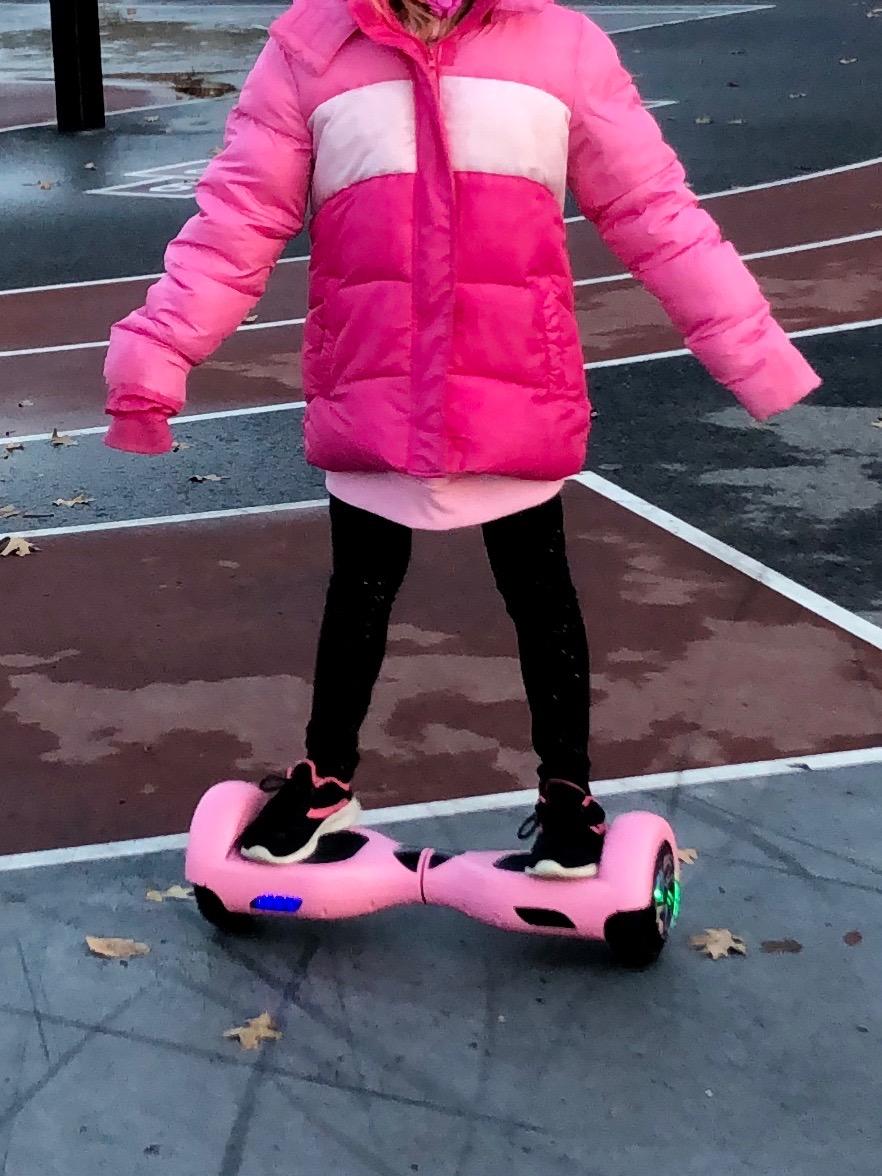 SISIGAD Hoverboard, All Terrain Hoverboards, 8.5'' Two Wheel Self Balancing Scooter with Bluetooth Speaker, Off Road Hoverboard with LED Lights customer photo 1