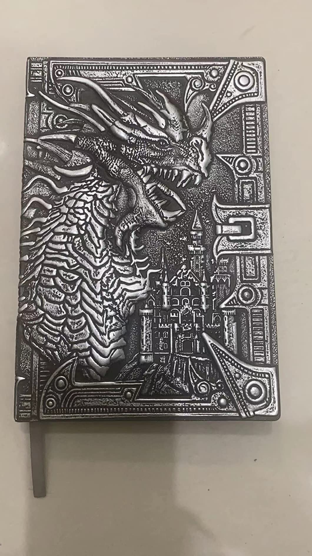 3D Dragon DND Journal Writing Notebook, Fantasy D&D Leather Journal Book for Dungeons and Dragons Gifts Nerdy DM & Players RPG Lovers Accessories, 200 Pages A5 Travel Notepad for Men or Women customer photo 2