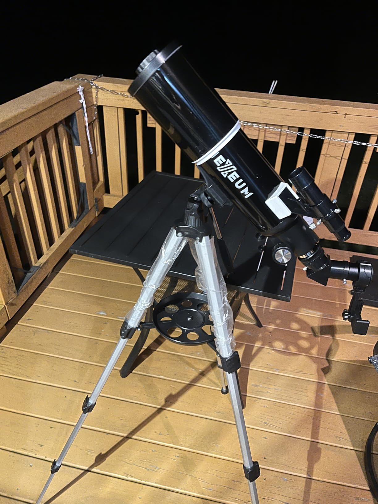 Koolpte Telescope 80mm Aperture 600mm - Astronomical Portable Refracting Telescope Fully Multi-Coated High Transmission Coatings AZ Mount with Tripod Phone Adapter, Wireless Control, Carrying Bag customer photo 2