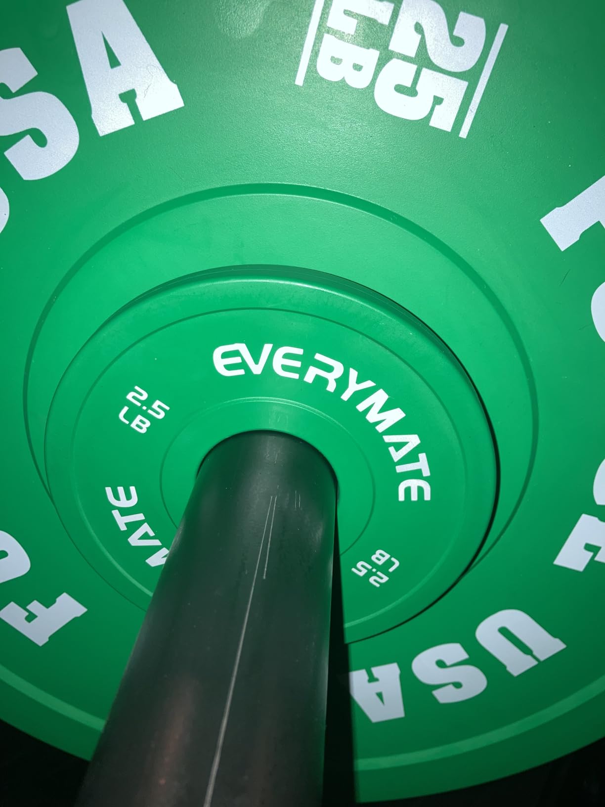 EVERYMATE Change Weight Plates 1.25LB 2.5LB 5LB Set Fractional Plate Olympic Bumper Plates for Cross Training Bumper Weight Plates Steel Insert Strength Training Weight Plates customer photo 2