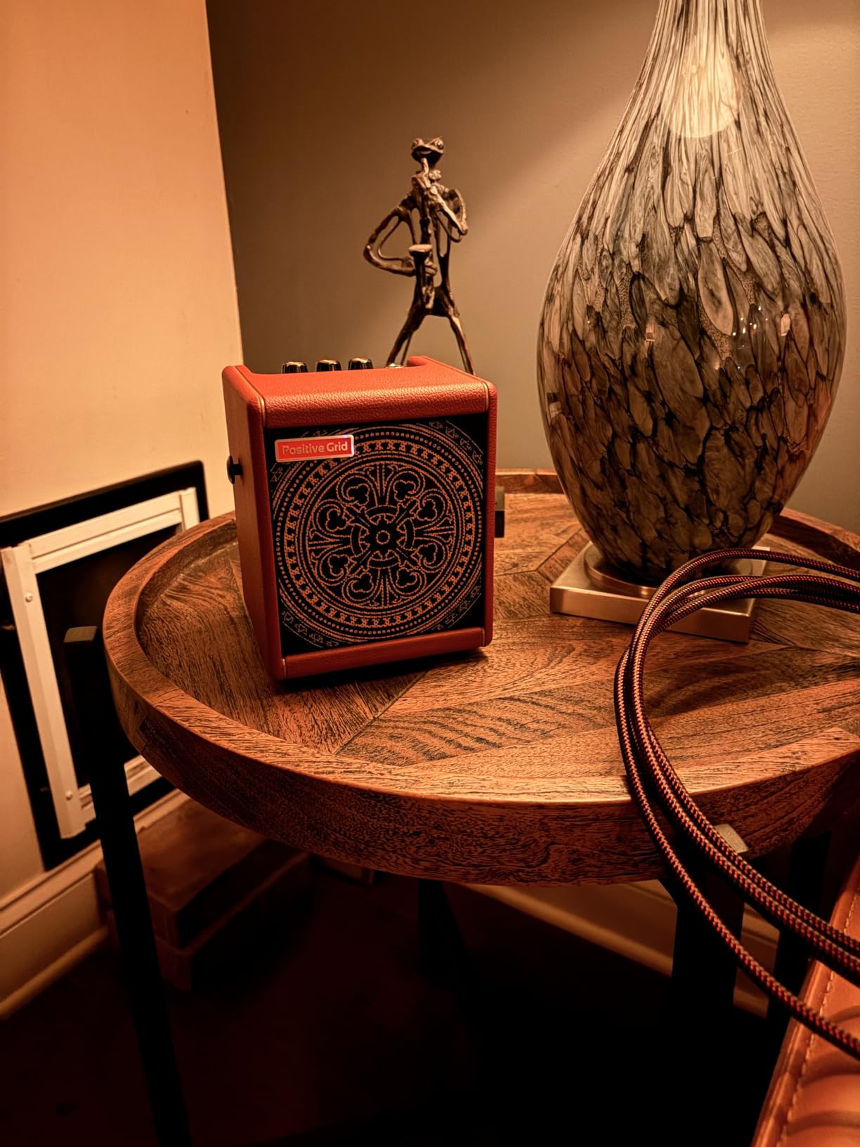 Positive Grid Spark MINI 10W Small Smart Guitar Amp & Bluetooth Speaker | Portable Sound for Guitar Playing at Home or On the Go | Black customer photo 2