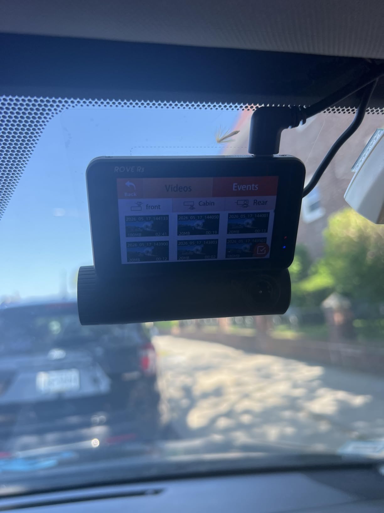 ROVE R3 Dash Cam Front and Rear with Cabin, 3