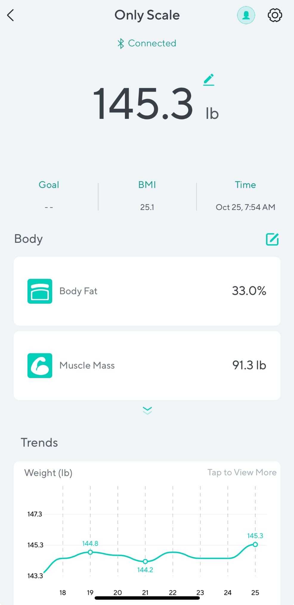 Wyze Scale X - Digital Bathroom Scale for Body Weight, BMI, Body Fat, Muscle Mass, Heart Rate Monitor | Sync with Health Apps | for People, Baby & Pet, 400 lbs (Black) customer photo 1