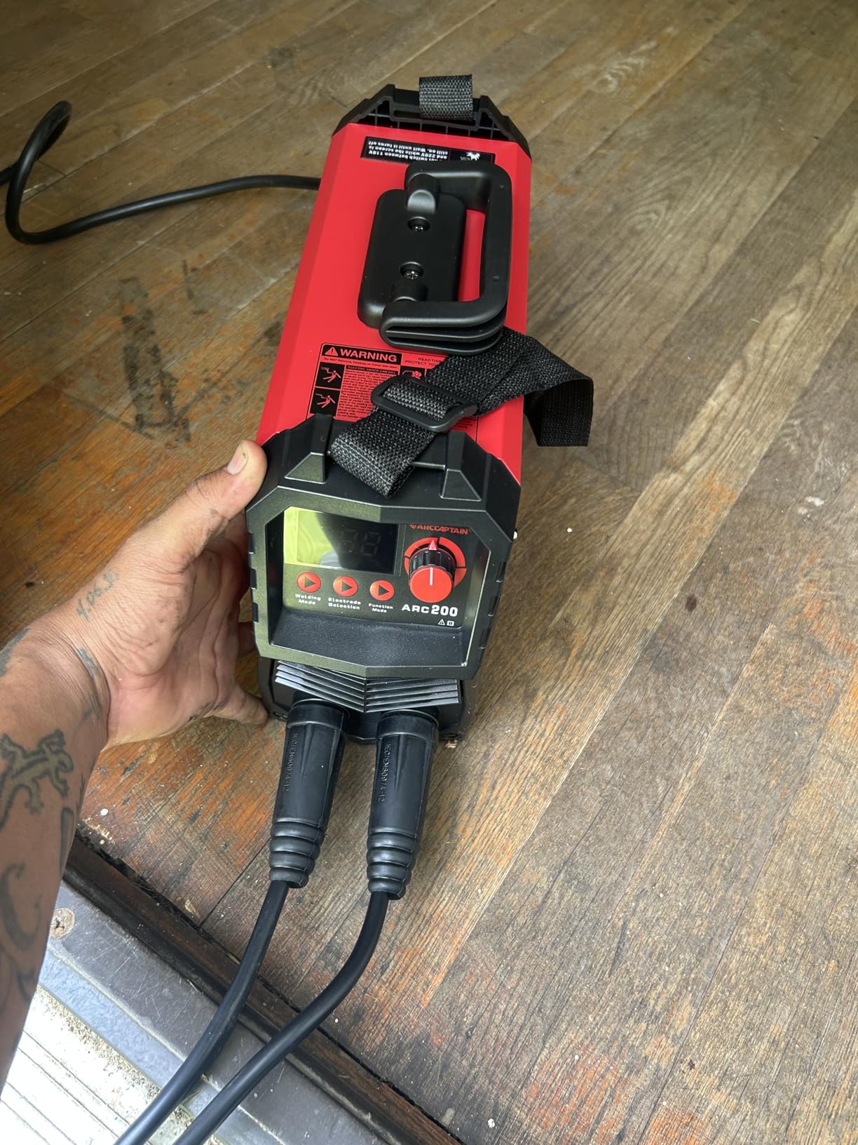 ARCCAPTAIN Stick Welder, [Large LED Display] 200A ARC/Lift TIG Welding Machine with Synergic Control, IGBT Inverter 110V/220V Portable MMA Welder Machine customer photo 1