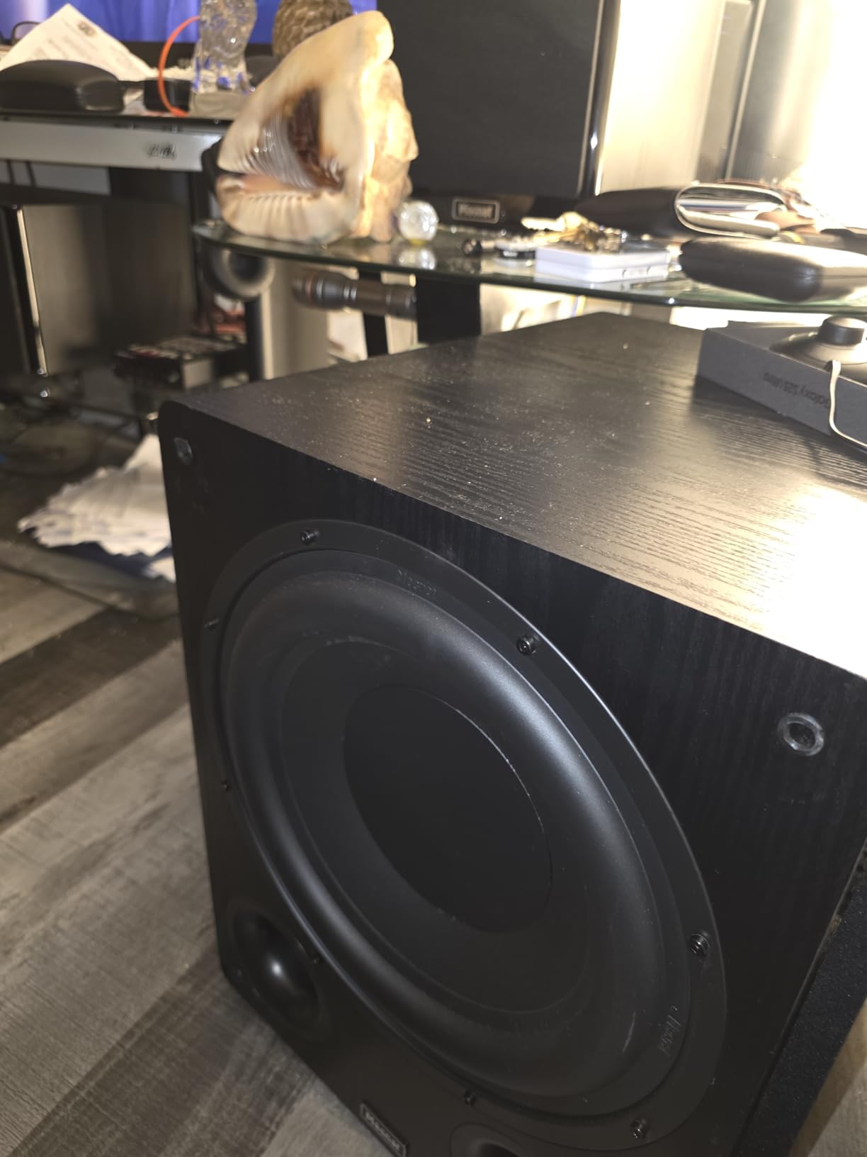 Fosi Audio Bluetooth Subwoofer Amplifier 2.1, BT30D Pro Subwoofer Amp with TPA3255 Chips 165W x2+350W & Bass Treble Control customer photo 1