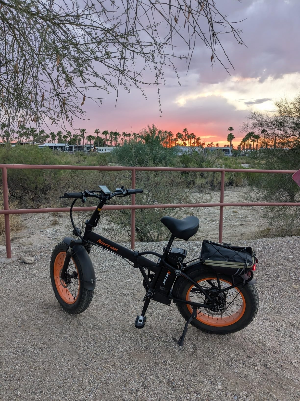 NARRAK Fat Tire Folding Electric Bike, 48V & 624Wh Lithium Removable Battery, Peak 1100W Brushless Motor, Max Speed 20Mph, M5 Large LCD Display, Suspension, Step-Over/Thru Frame customer photo 1