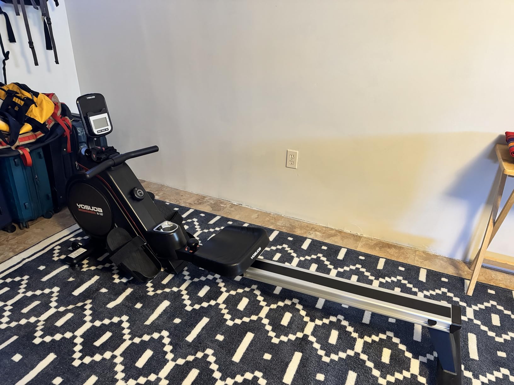 YOSUDA PRO Magnetic Rowing Machine for Home Use - Foldable Rower with 400lbs Weight Capacity and 16 Level Resistance customer photo 1