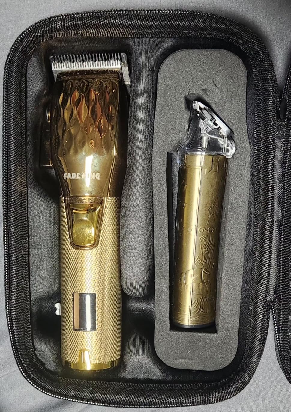 FADEKING Professional Hair Clippers for Men, Cordless Barber Clippers & Beard Trimmer Set - Precision Hair Trimmer for Home/Barber Use, Men Grooming Kit with Travel Case customer photo 2