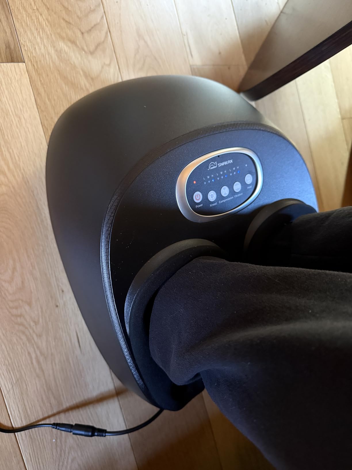 Snailax Shiatsu Foot Massager with Heat, FSA Eligible, Kneading, Compression, Vibration, Feet Massage Machine for Plantar Fasciitis, Neuropathy, Foot Warmer, Gifts for Women Men,Size 13 customer photo 2