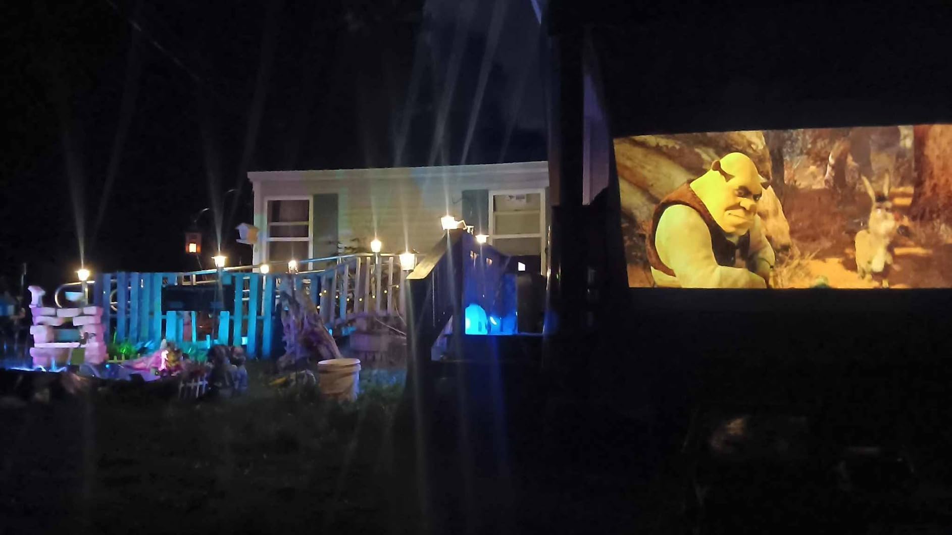 AAXA HP Halloween Projector (2025 Upgraded) for Haunted Windows, Auto-Start, Holographic Projections, Short Throw, HD 1080P, Portable Projector with 8 Pre-Loaded Hologram Movies, Built-in Speaker customer photo 1
